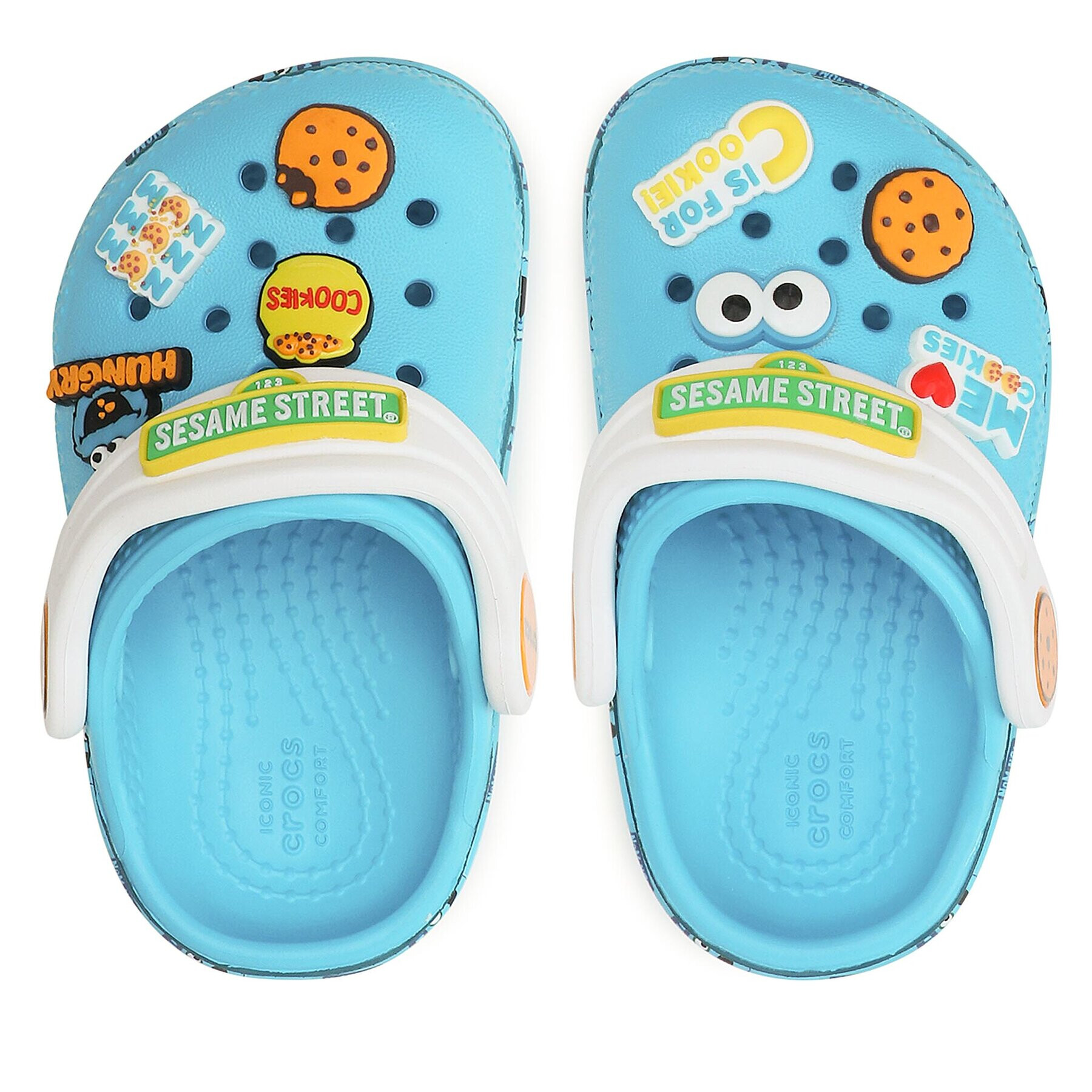 Crocs Șlapi Sesame Workshop Classic Clog T 208847 Albastru - Pled.ro