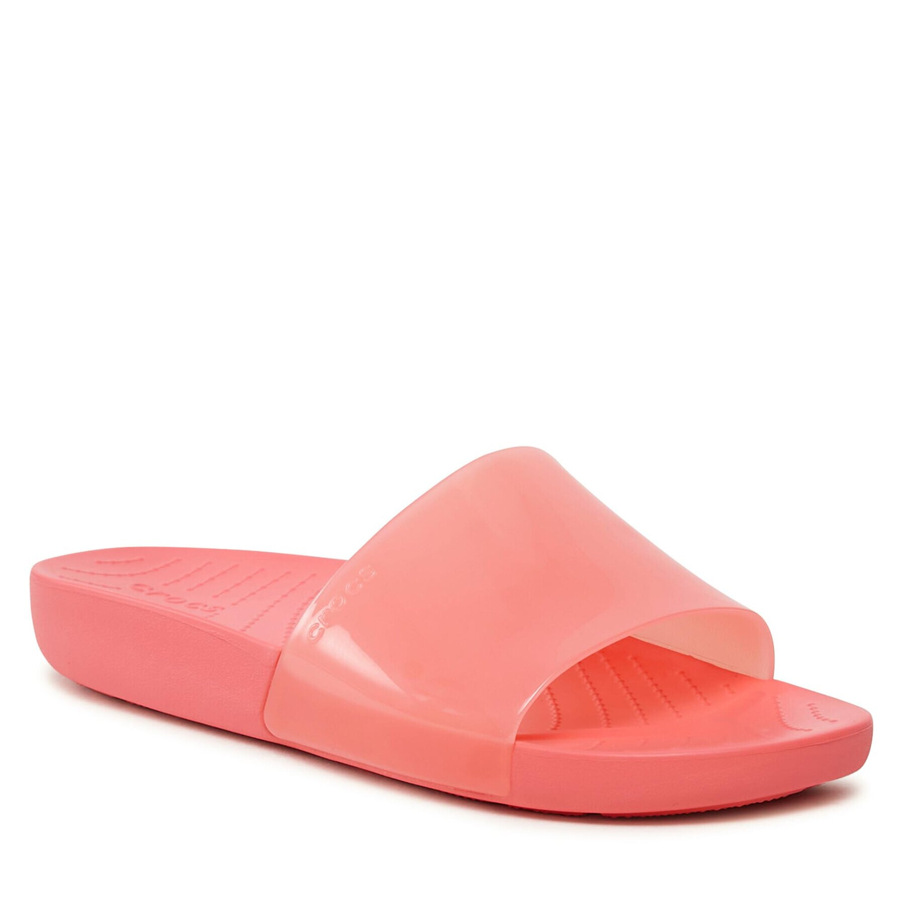 Crocs Șlapi Splash Glossy Slide W 208538 Roșu - Pled.ro