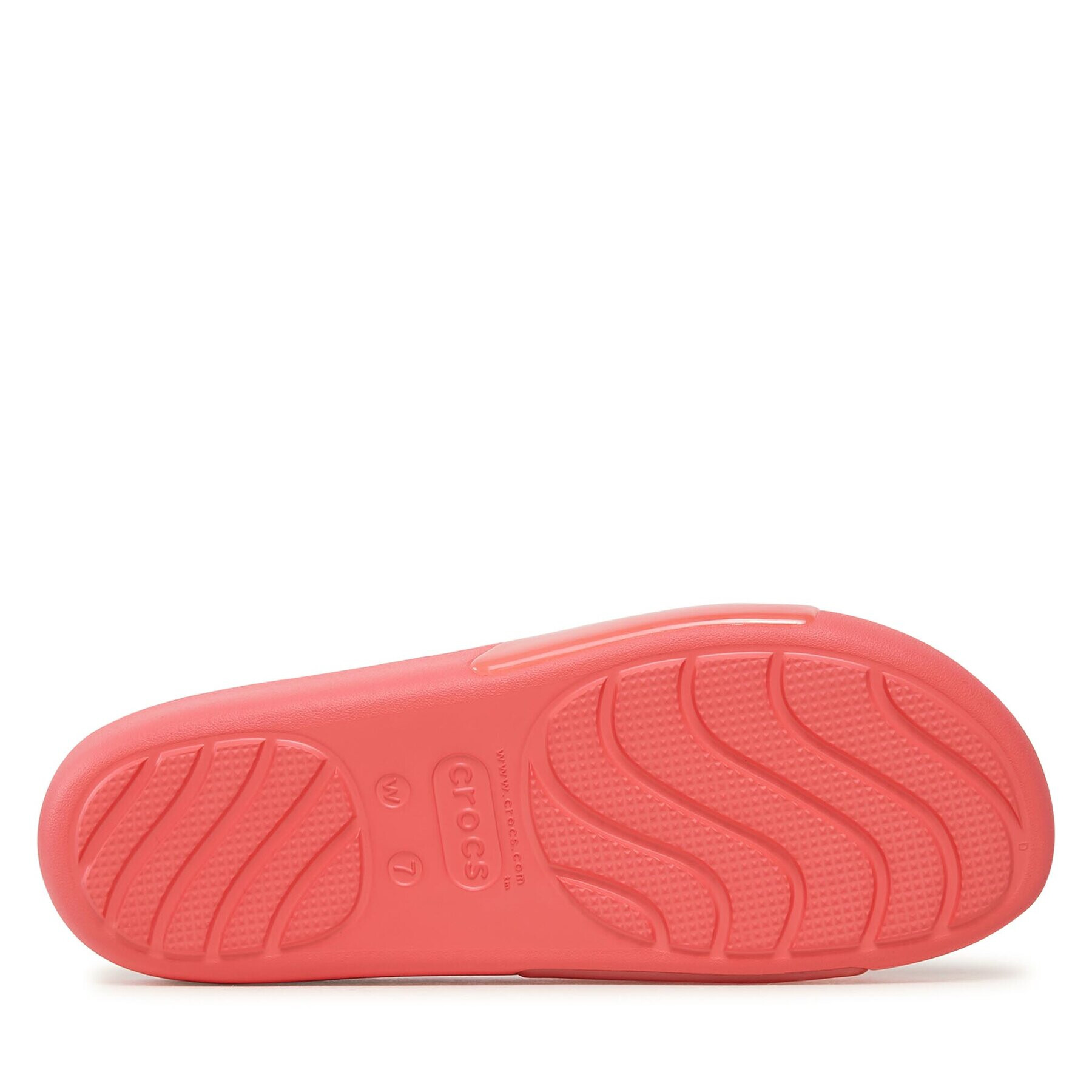 Crocs Șlapi Splash Glossy Slide W 208538 Roșu - Pled.ro