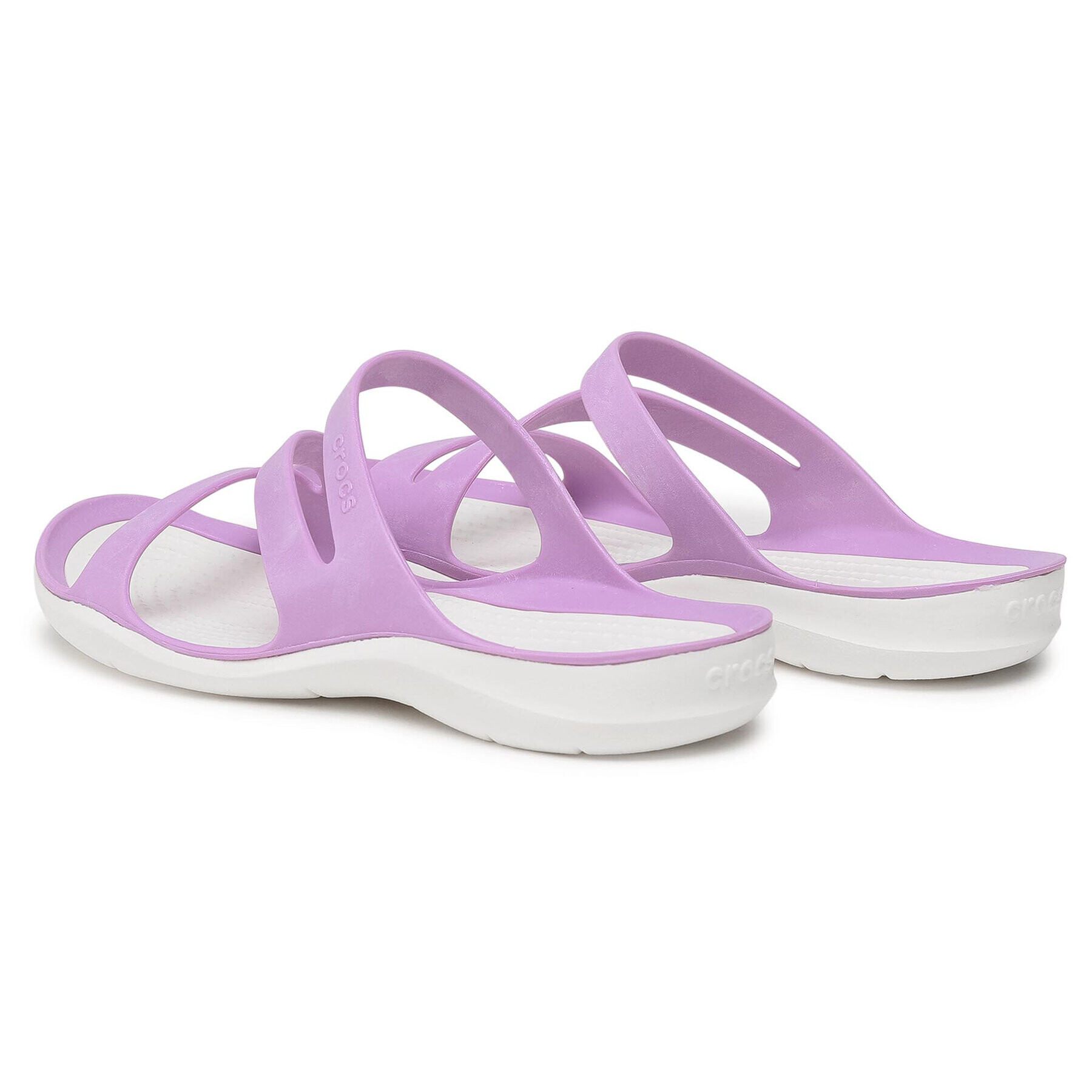 Crocs Șlapi Swiftwater Sandal W 203998 Violet - Pled.ro