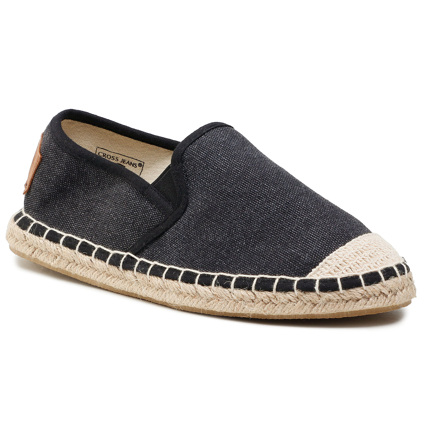 Cross Jeans Espadrile DD2R4106 Negru - Pled.ro