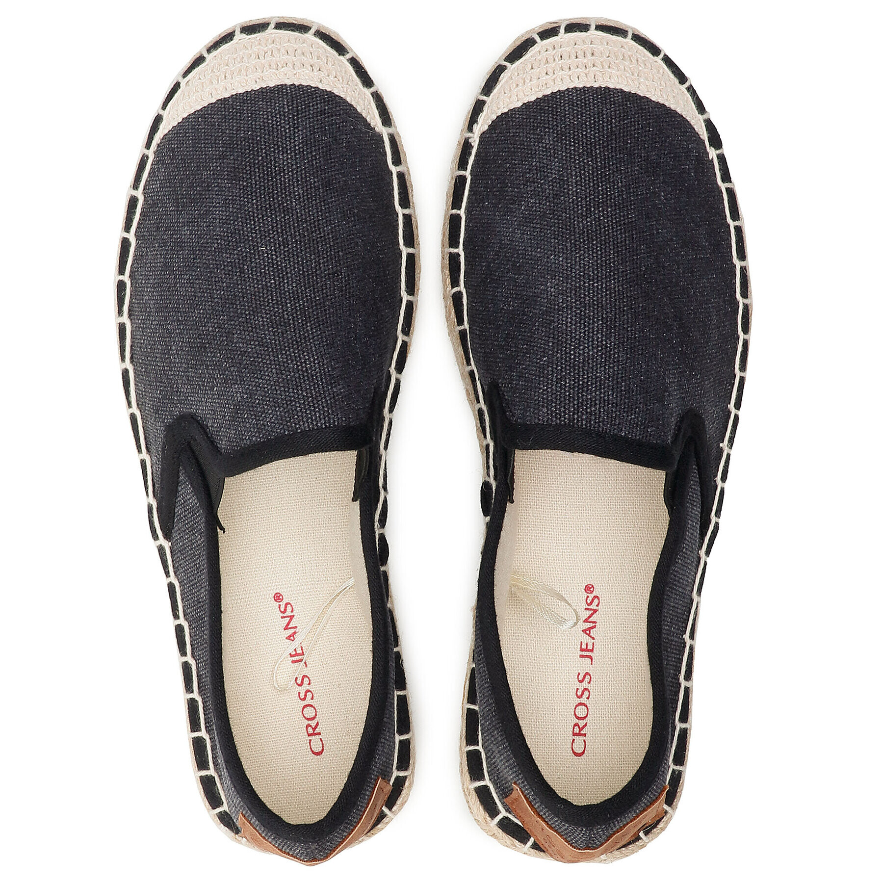 Cross Jeans Espadrile DD2R4106 Negru - Pled.ro