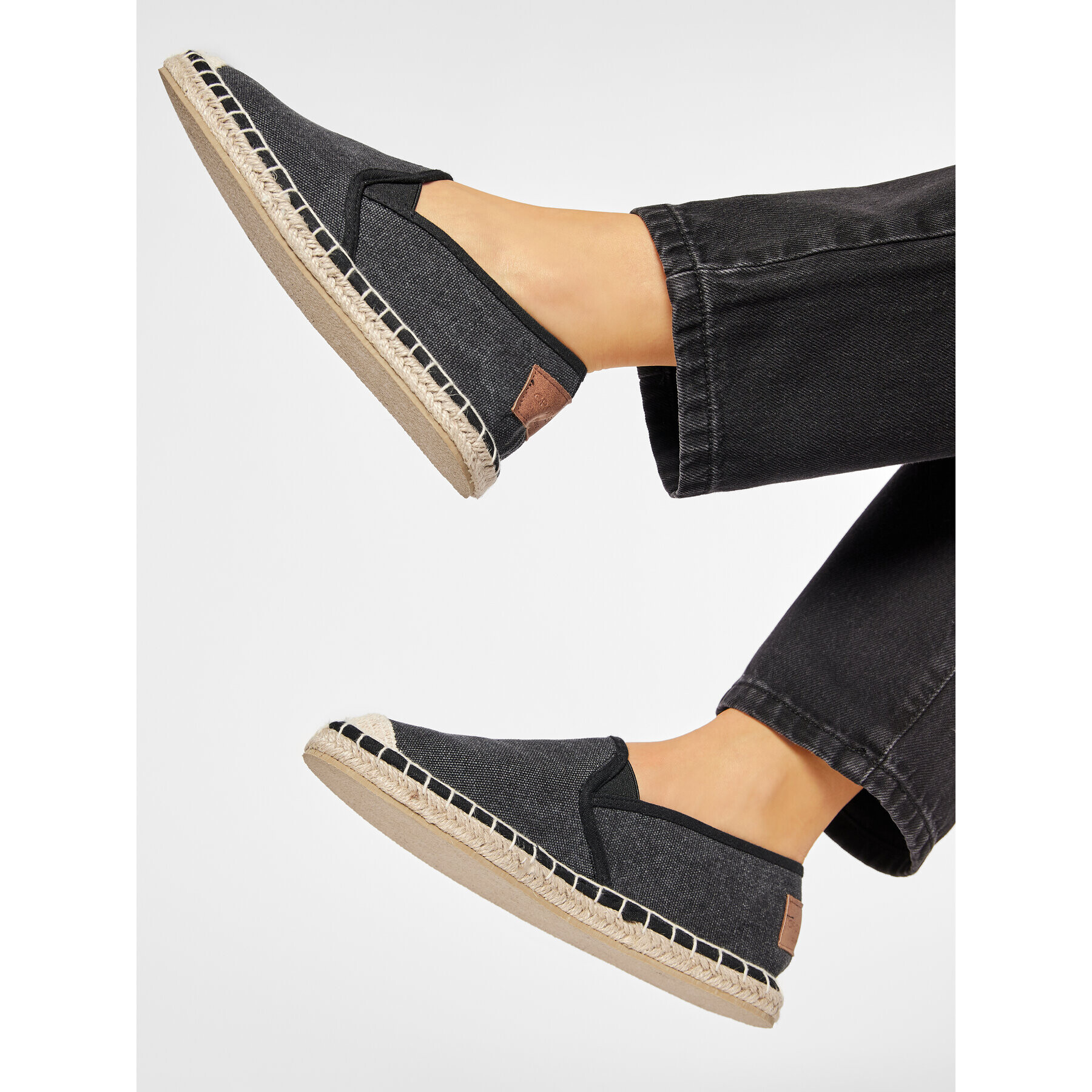 Cross Jeans Espadrile DD2R4106 Negru - Pled.ro