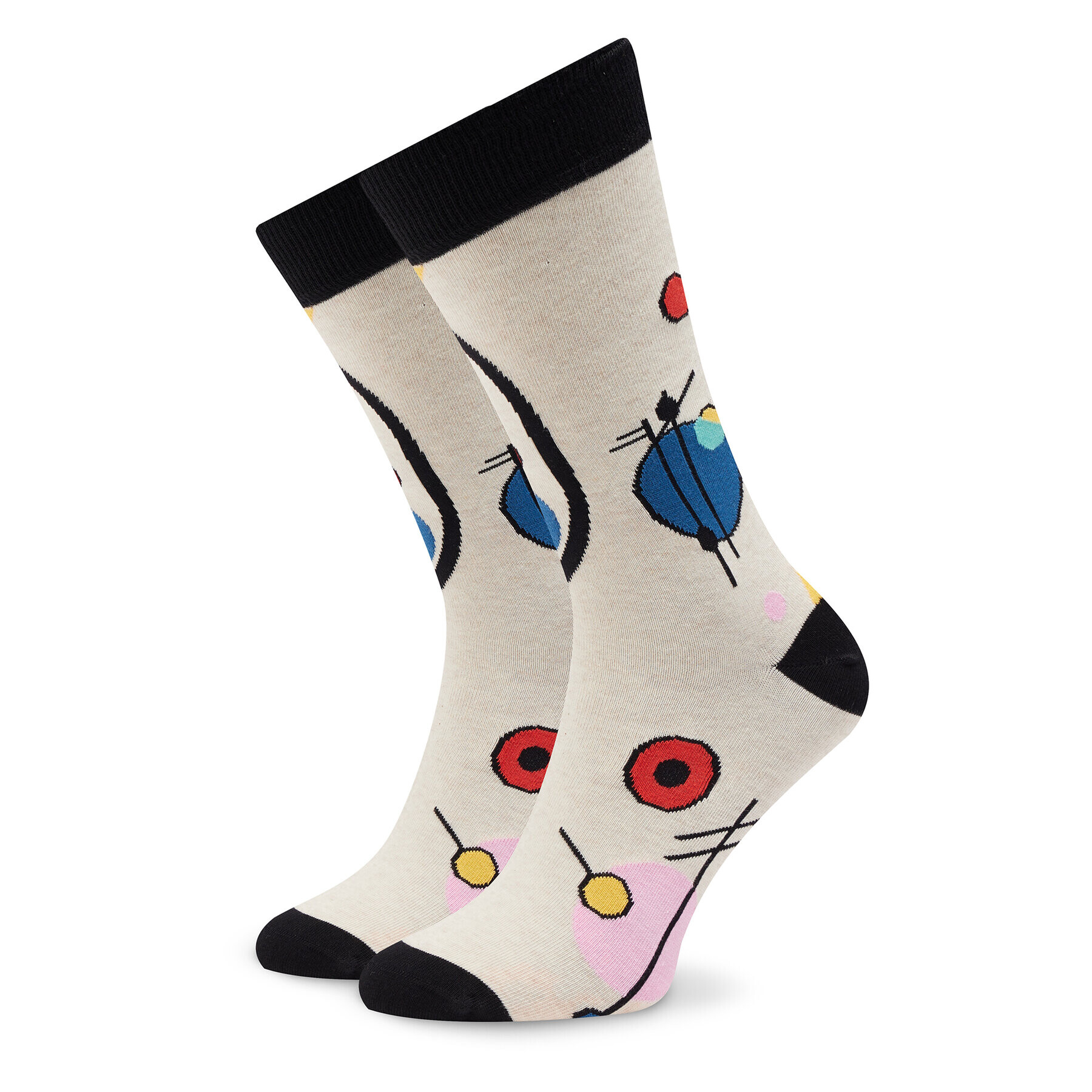 Curator Socks Șosete Înalte Unisex Circles Colorat - Pled.ro