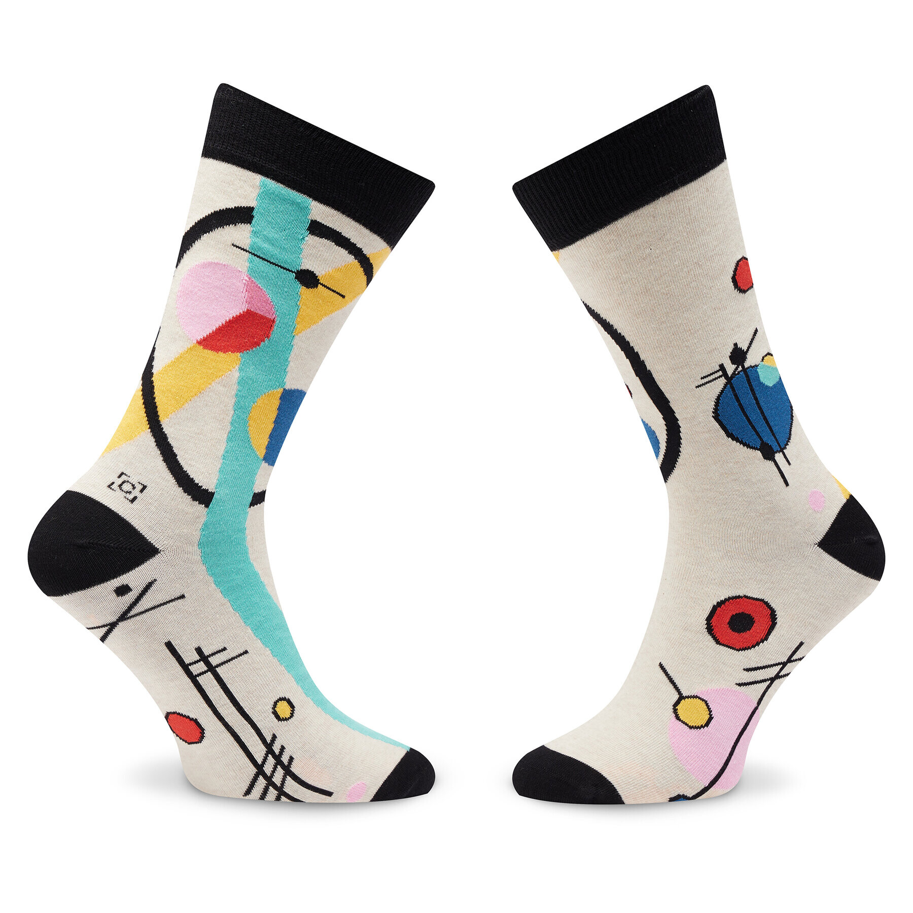 Curator Socks Șosete Înalte Unisex Circles Colorat - Pled.ro