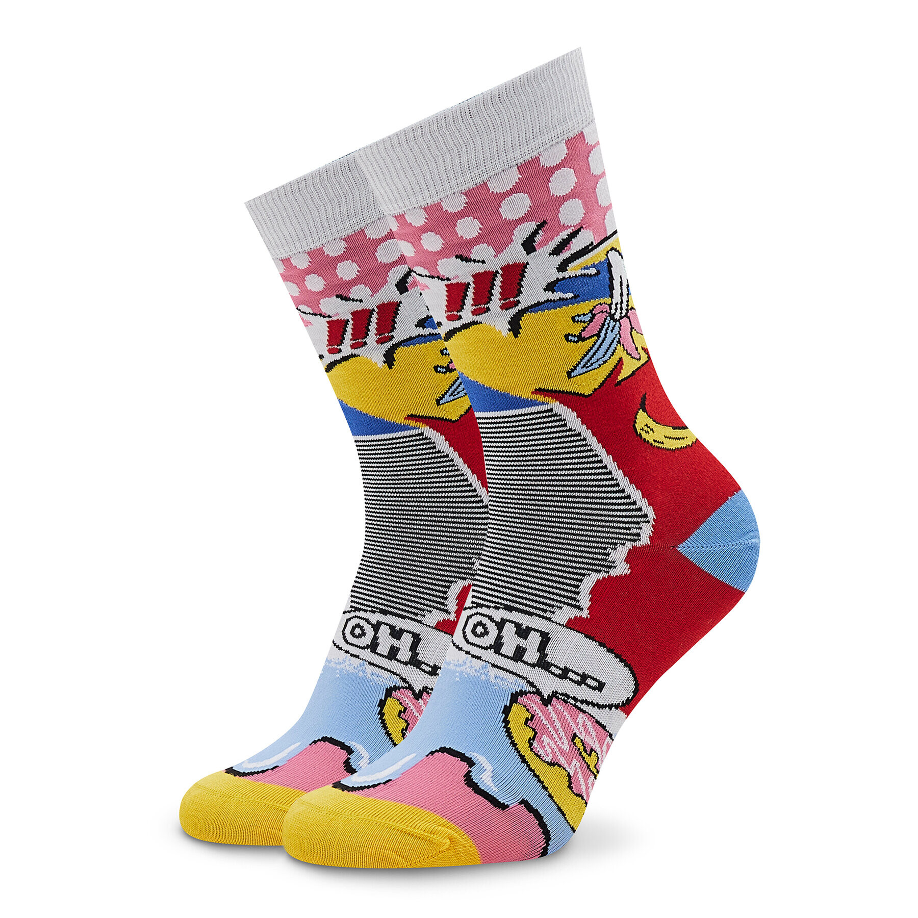 Curator Socks Șosete Înalte Unisex Pop Art Colorat - Pled.ro