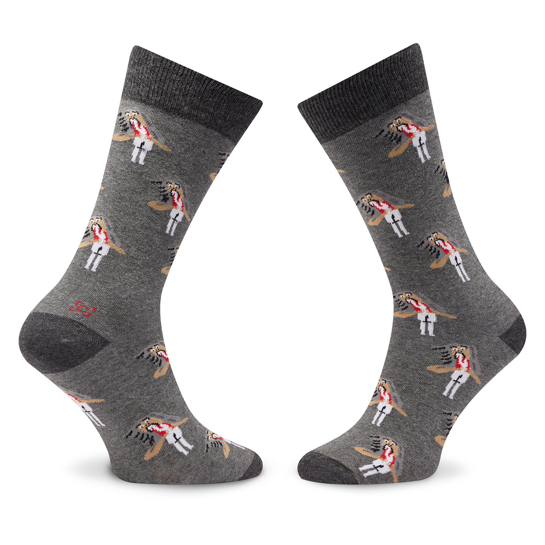 Curator Socks Șosete Înalte Unisex Saturn Gri - Pled.ro