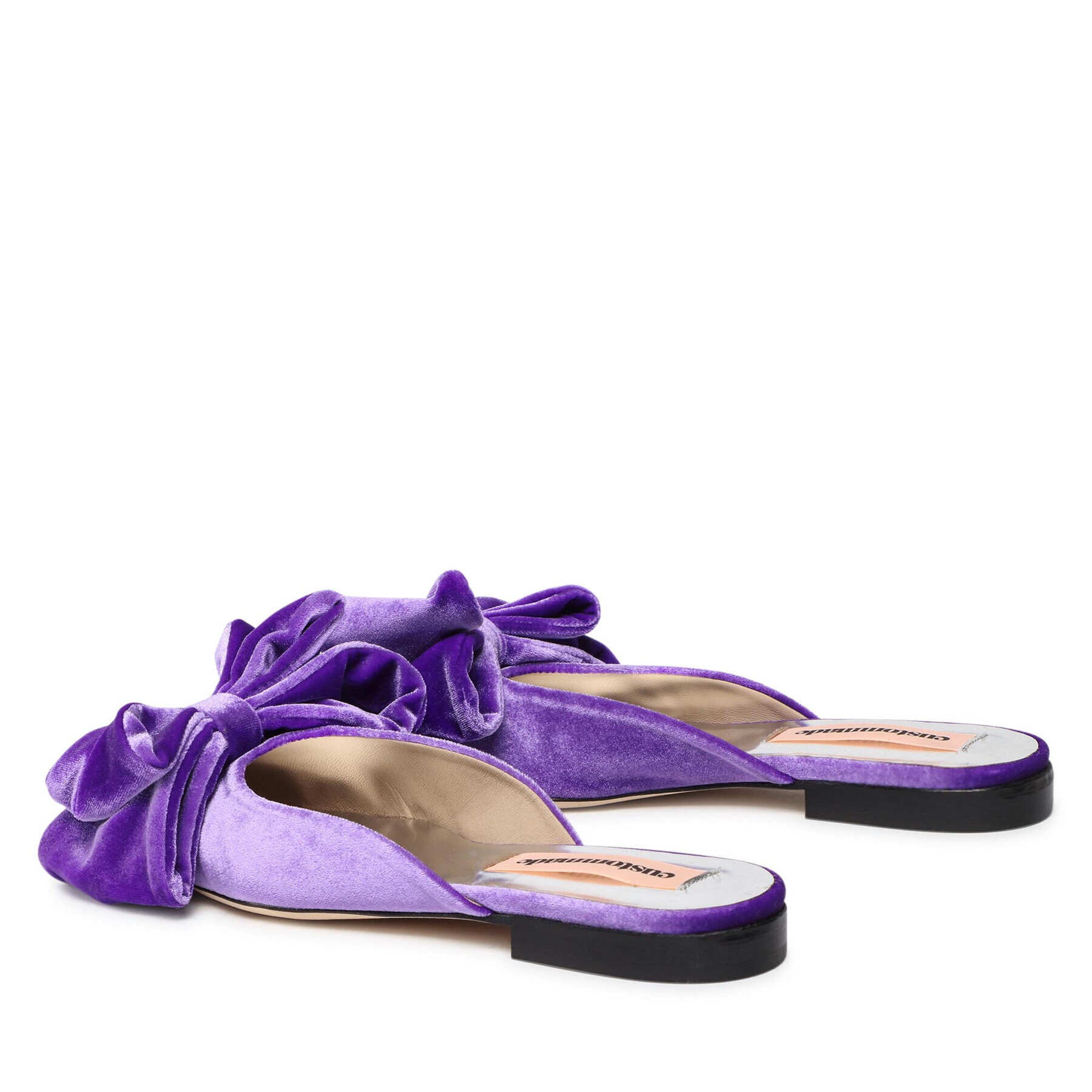 Custommade Șlapi Marbel Velvet 999620030 Violet - Pled.ro