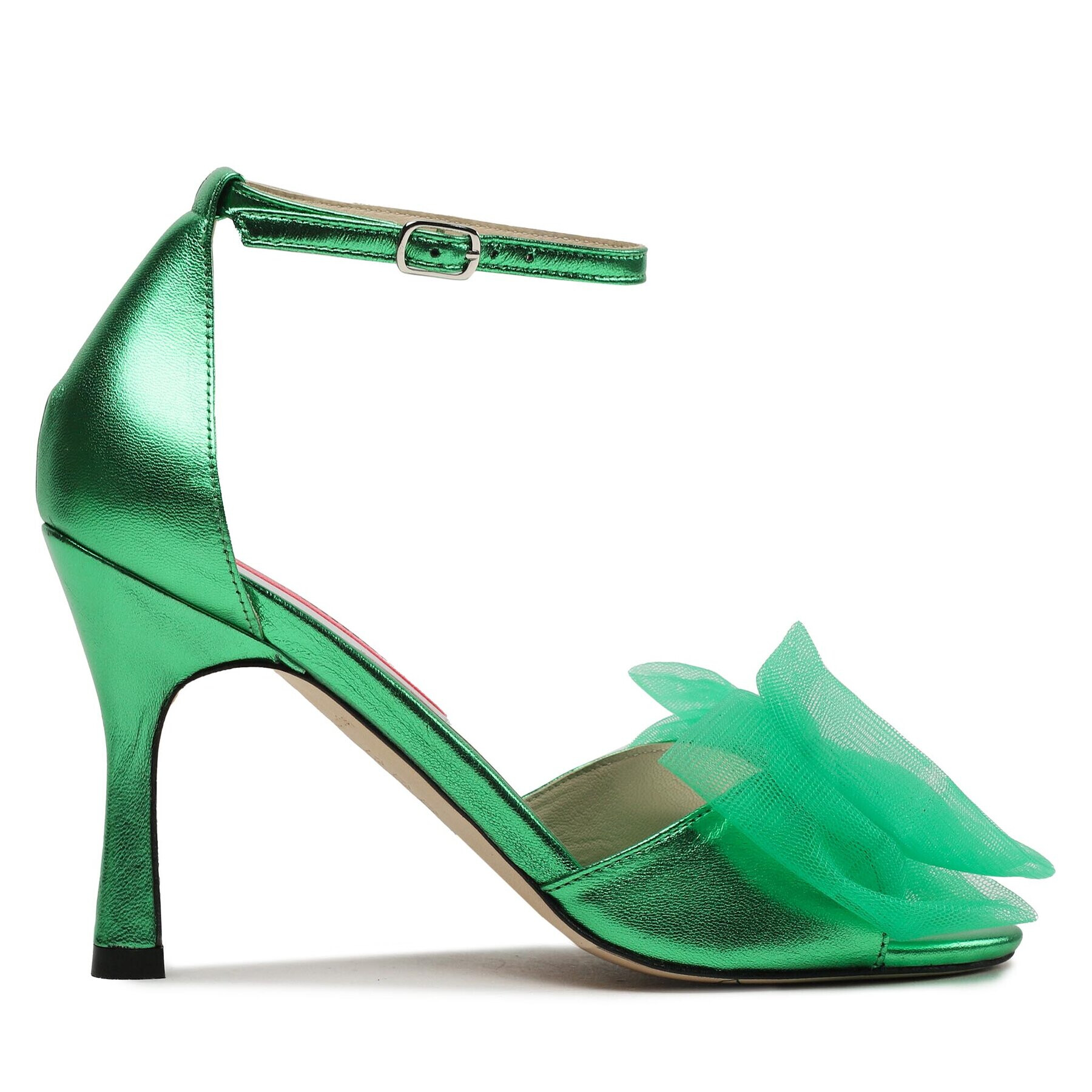 Custommade Sandale Ashley Metallic Bow 999624046 Verde - Pled.ro