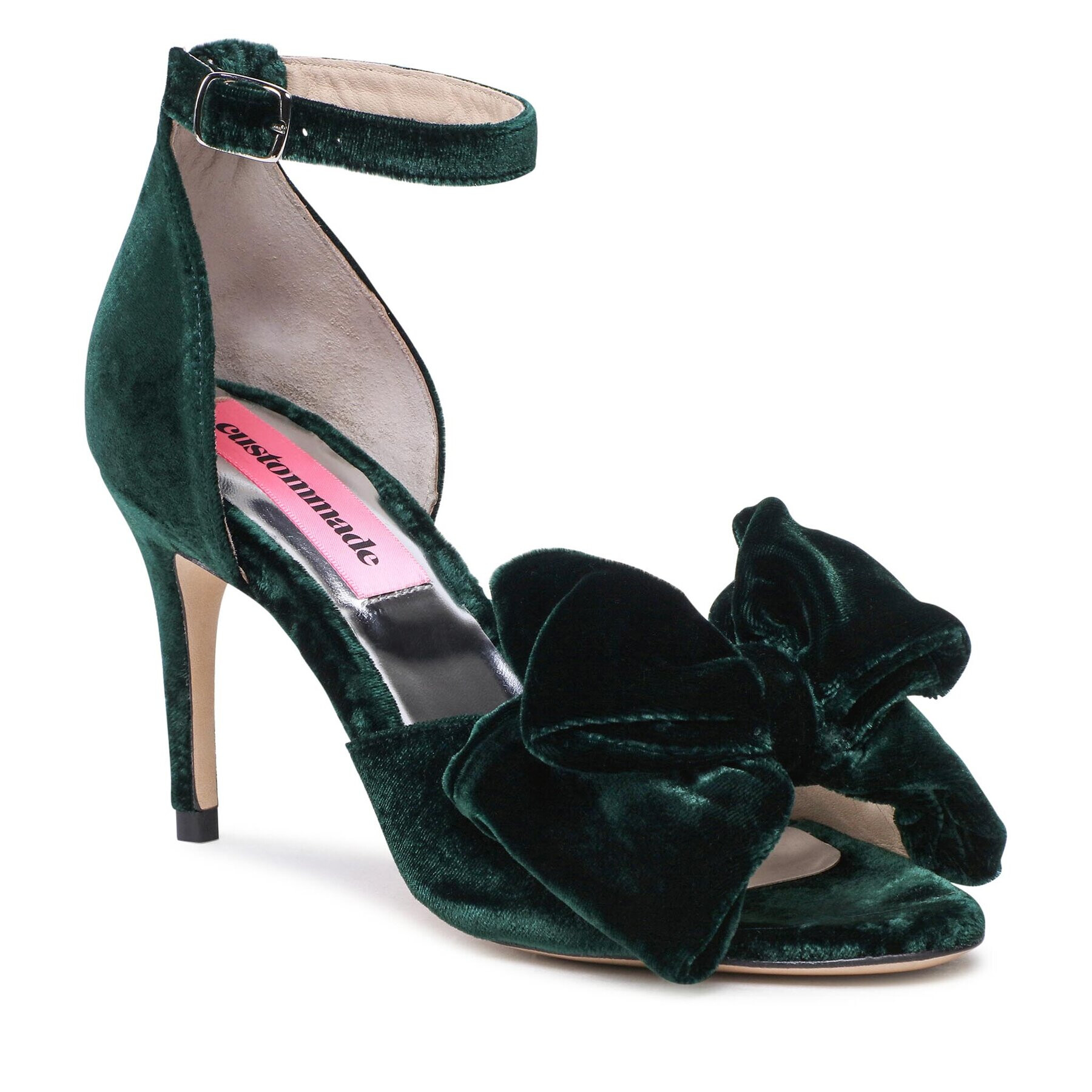 Custommade Sandale Marita Velvet 998620031 Verde - Pled.ro