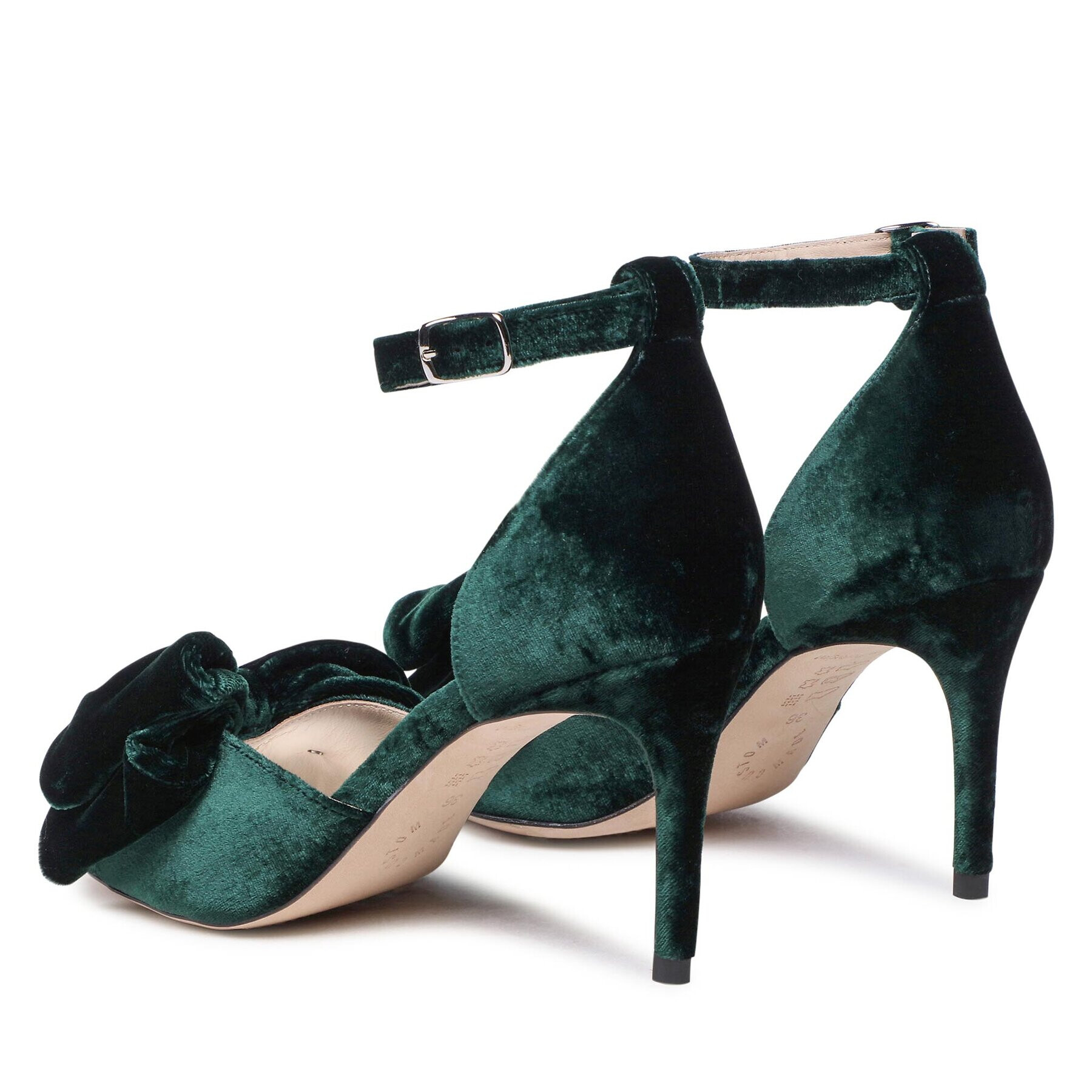 Custommade Sandale Marita Velvet 998620031 Verde - Pled.ro