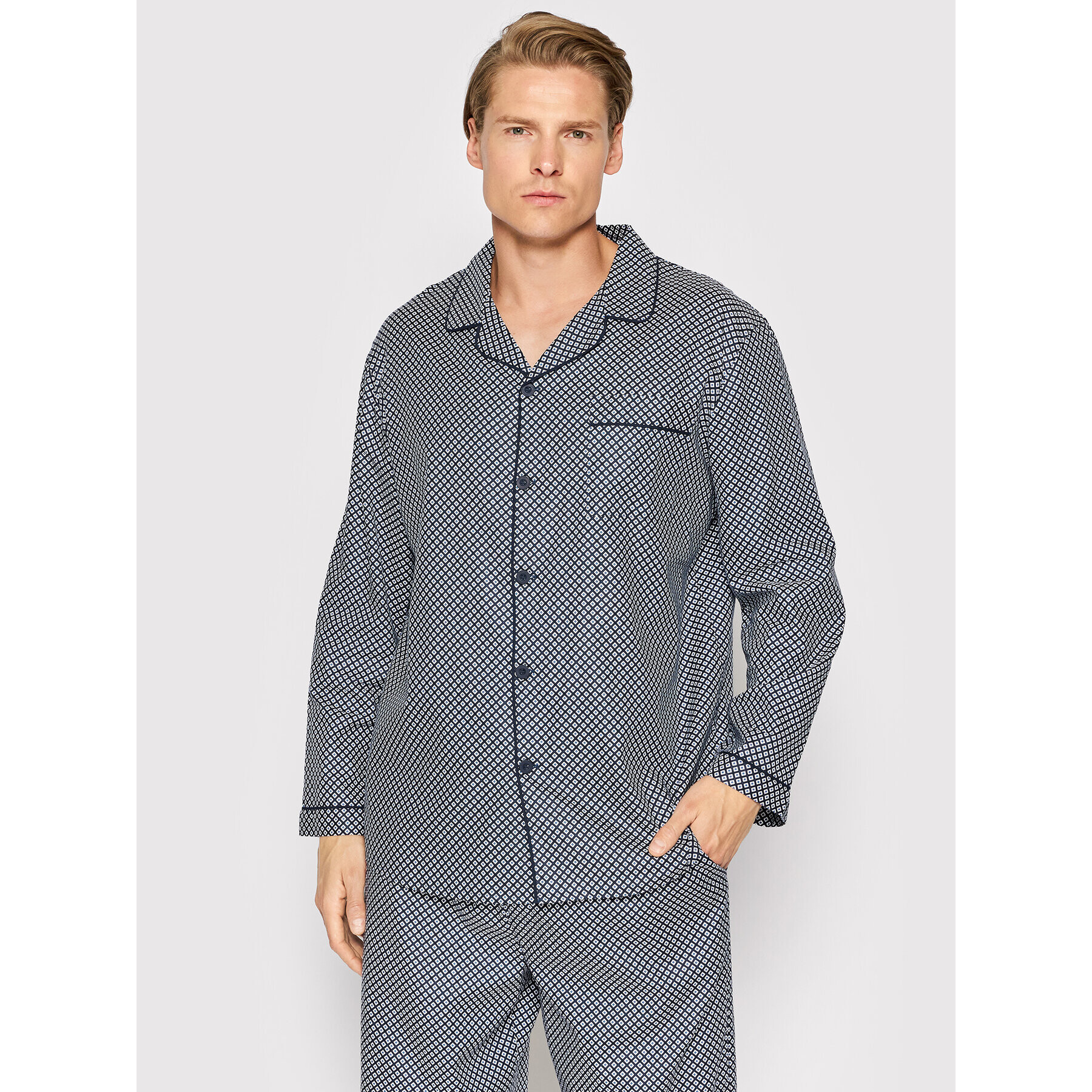 Cyberjammies Cămașă pijama Archie 6690 Bleumarin Regular Fit - Pled.ro