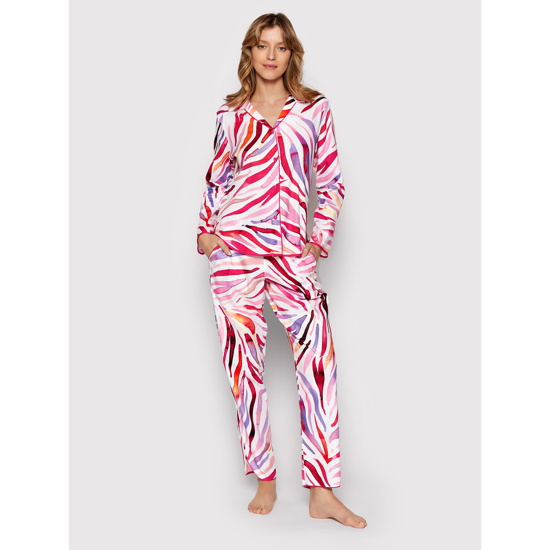 Cyberjammies Cămașă pijama Carrie 9054 Roz Regular Fit - Pled.ro