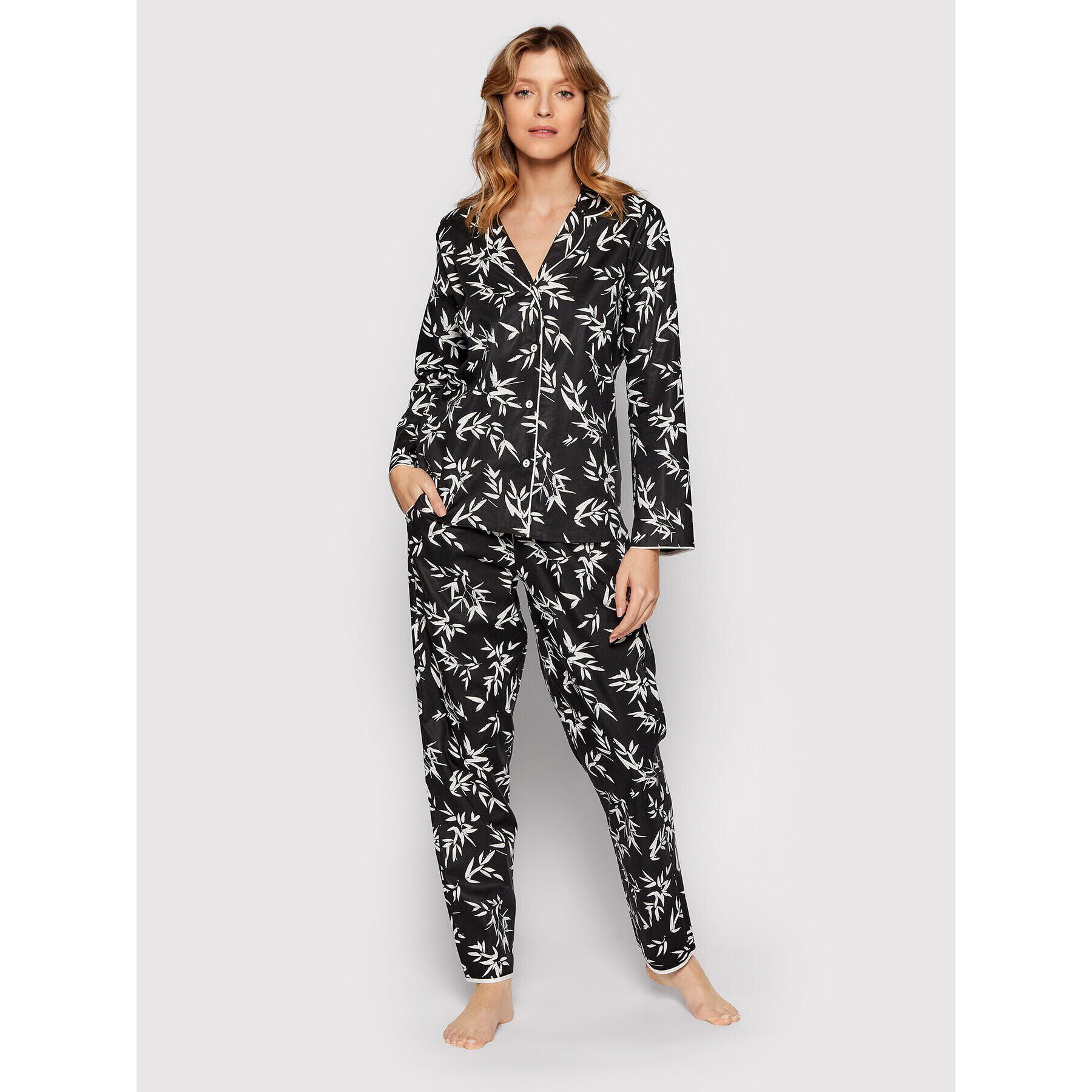 Cyberjammies Cămașă pijama Katie 9033 Negru Regular Fit - Pled.ro