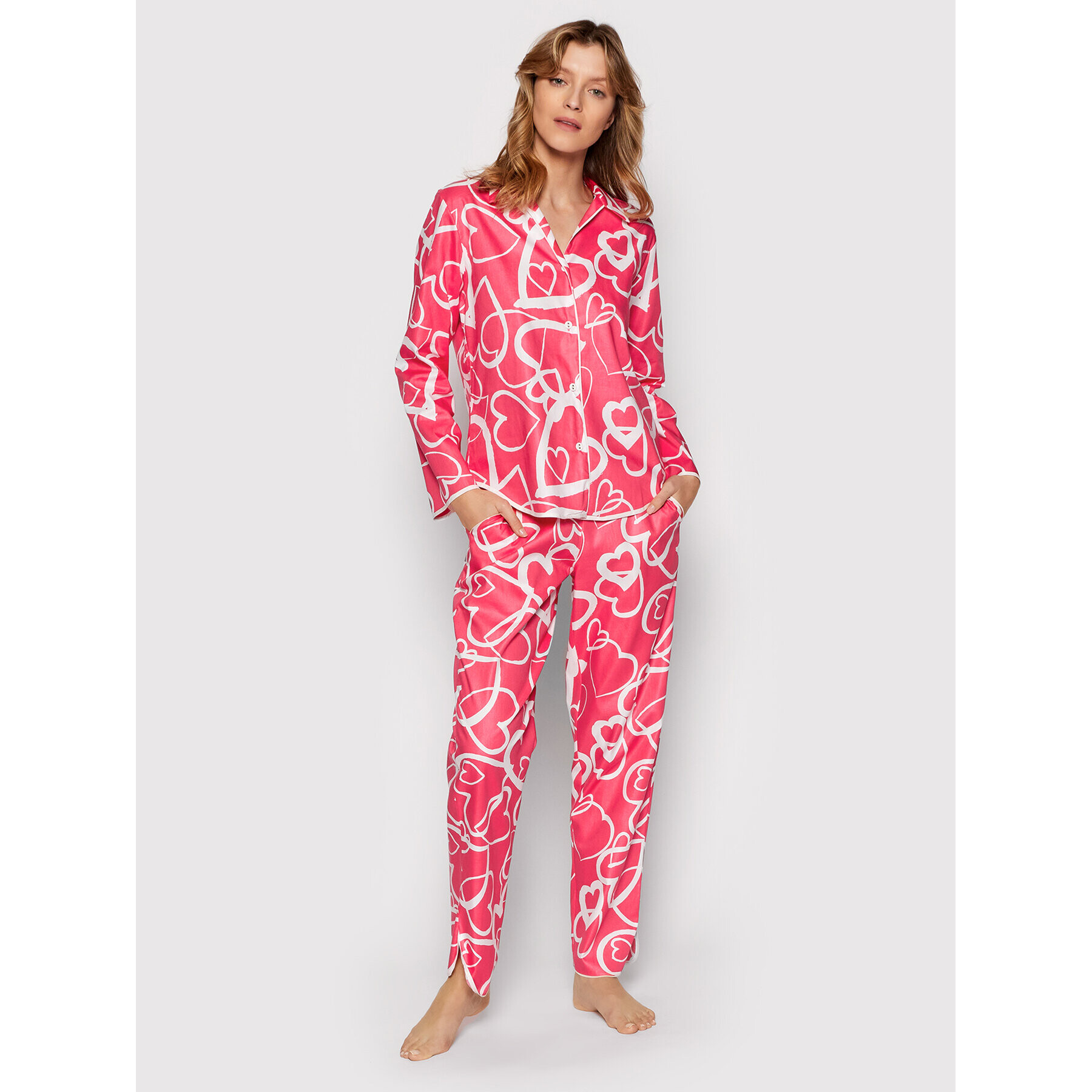 Cyberjammies Cămașă pijama Mallory 9023 Roz Regular Fit - Pled.ro