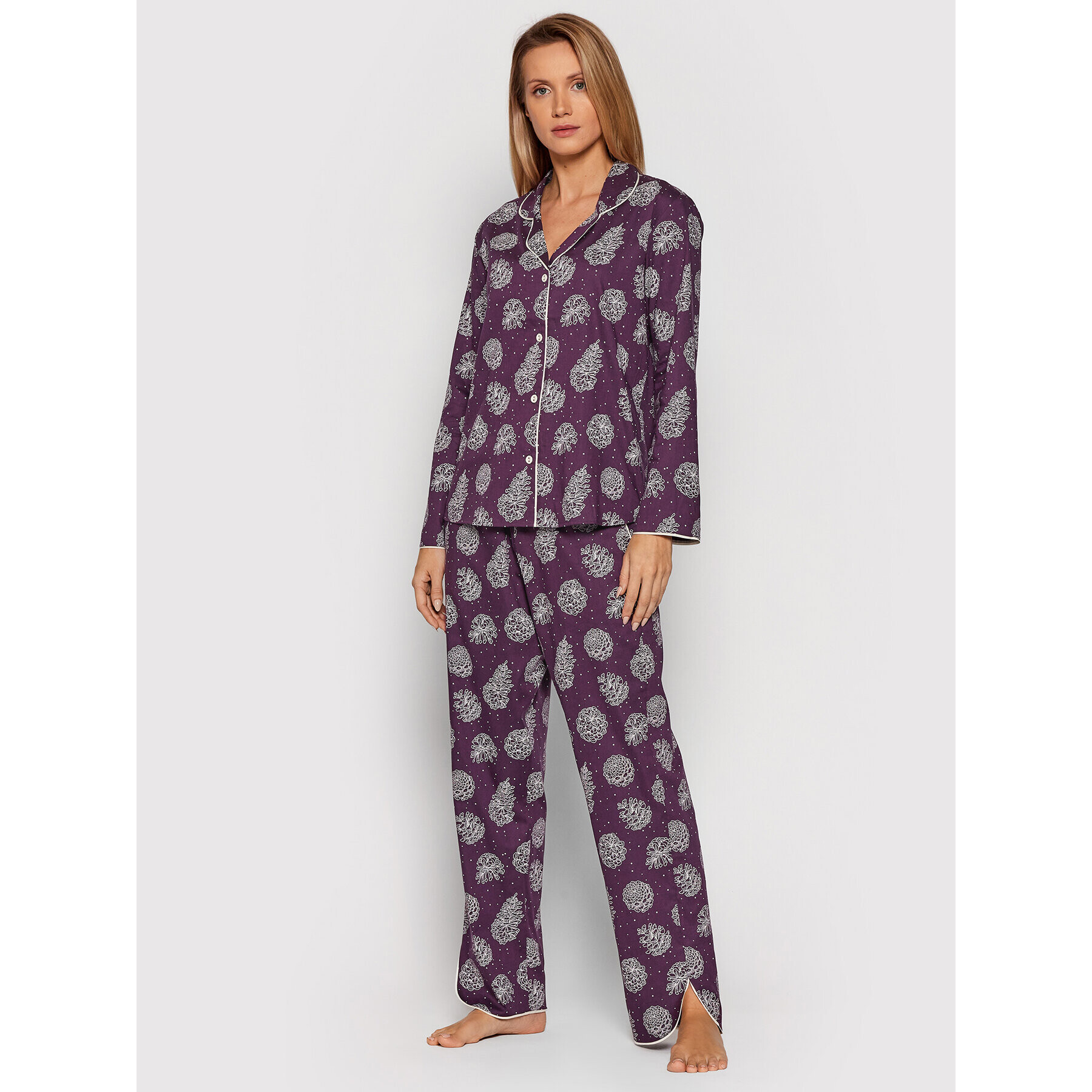 Cyberjammies Cămașă pijama Margo 4973 Violet - Pled.ro