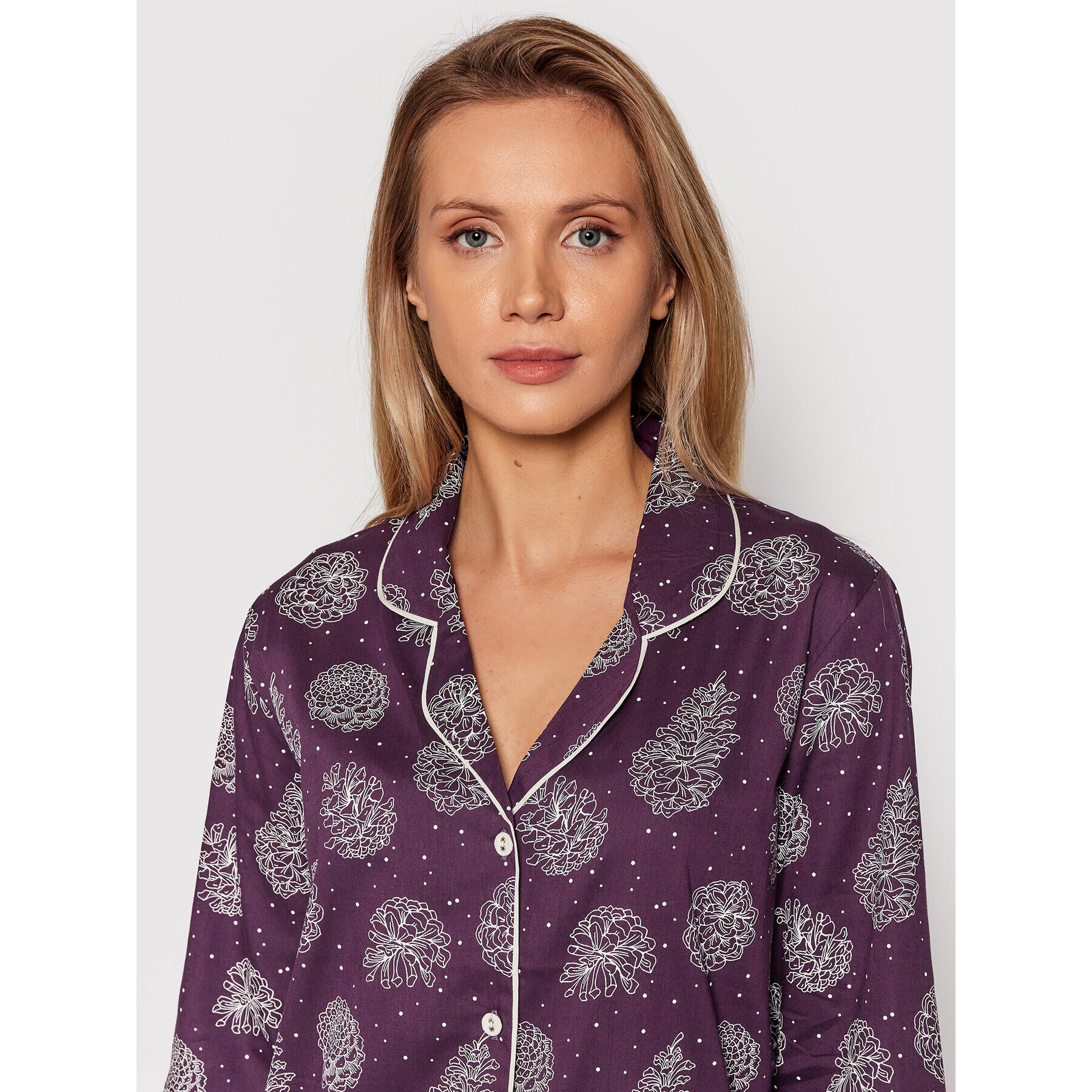 Cyberjammies Cămașă pijama Margo 4973 Violet - Pled.ro