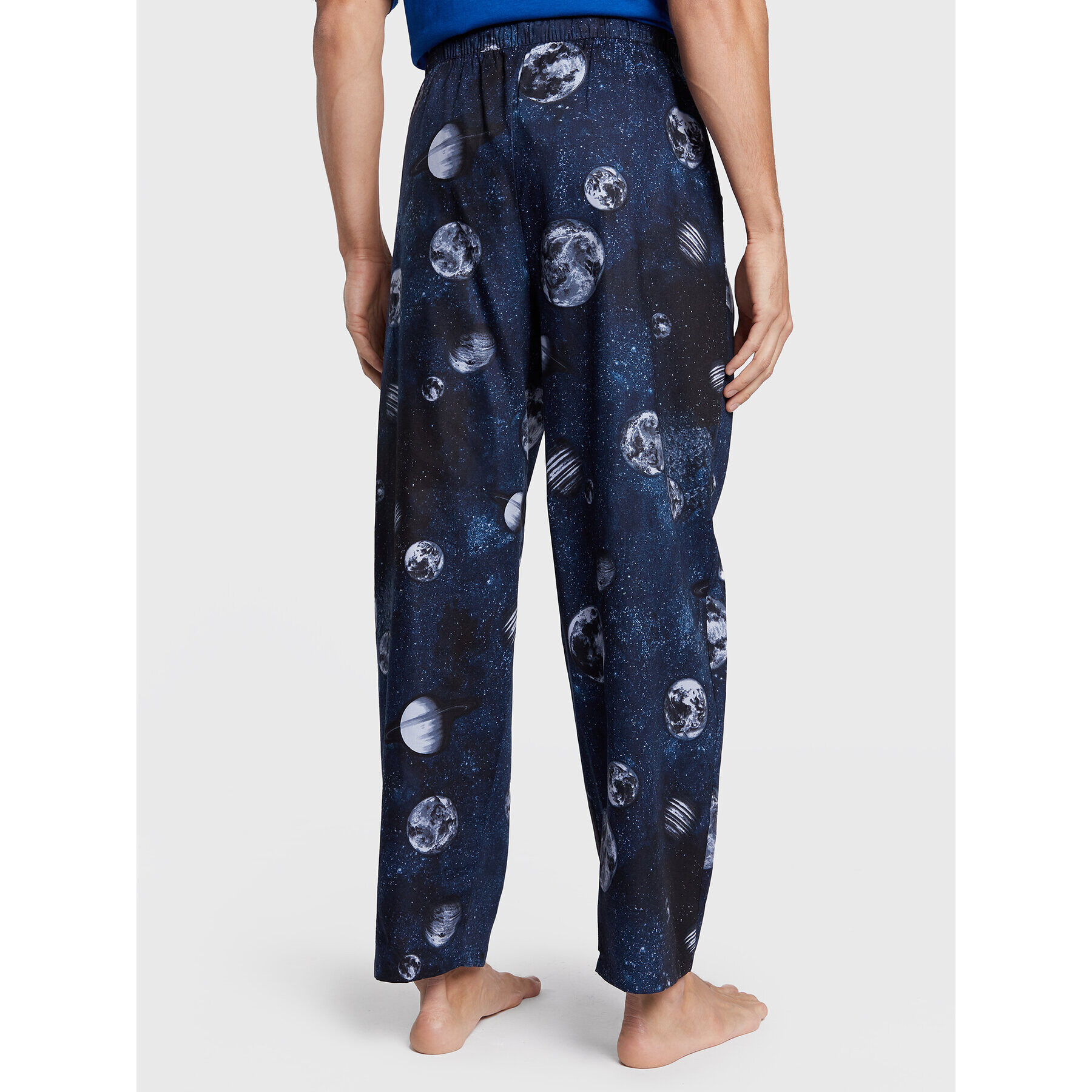 Cyberjammies Pantaloni pijama Apollo Moon Print 6735 Bleumarin Regular Fit - Pled.ro