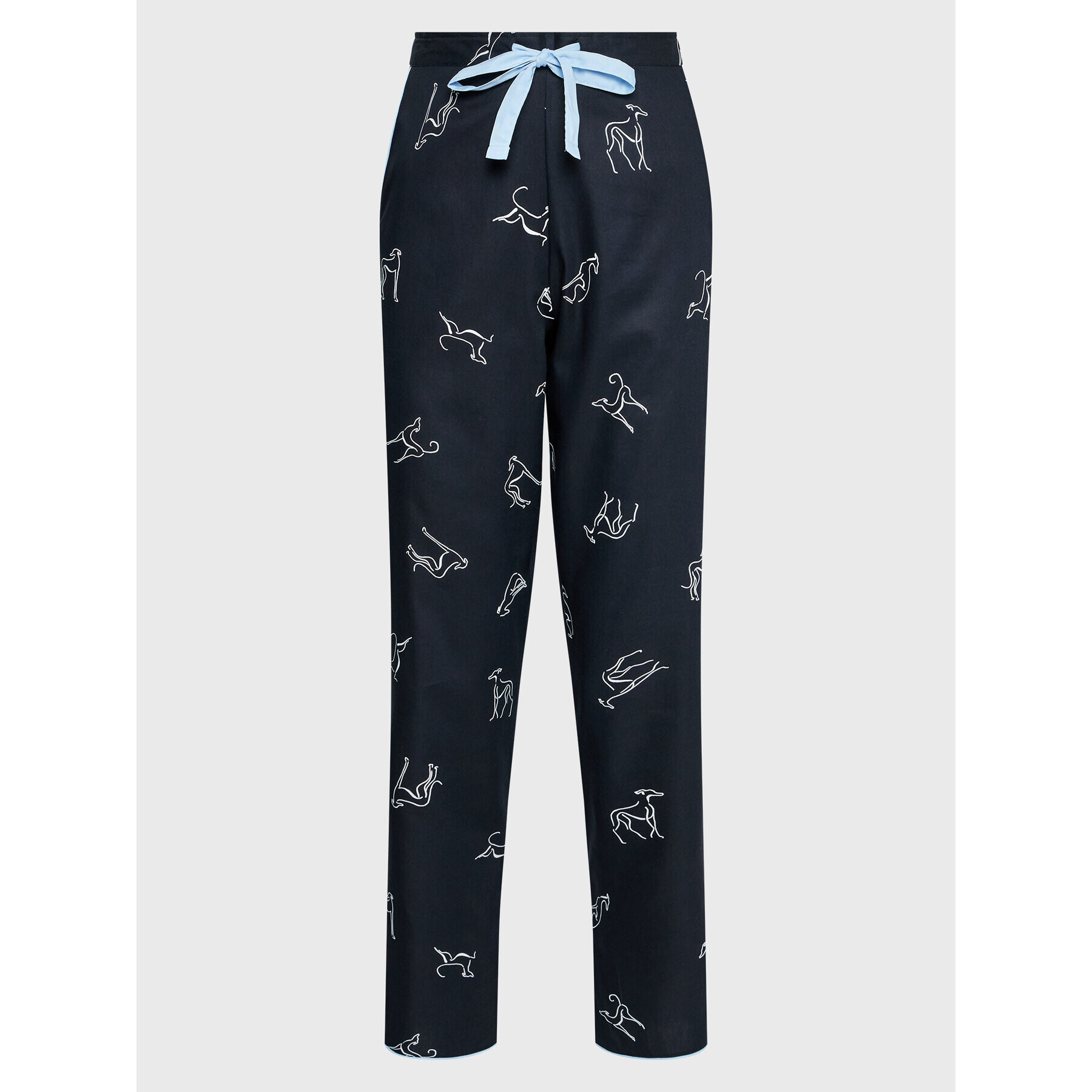 Cyberjammies Pantaloni pijama Beth 9385 Negru Relaxed Fit - Pled.ro