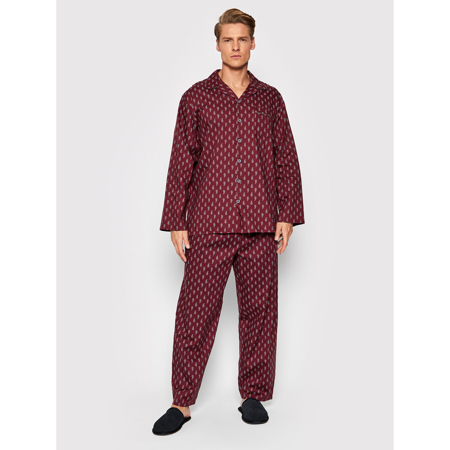 Cyberjammies Pantaloni pijama Frankie 6645 Vișiniu - Pled.ro