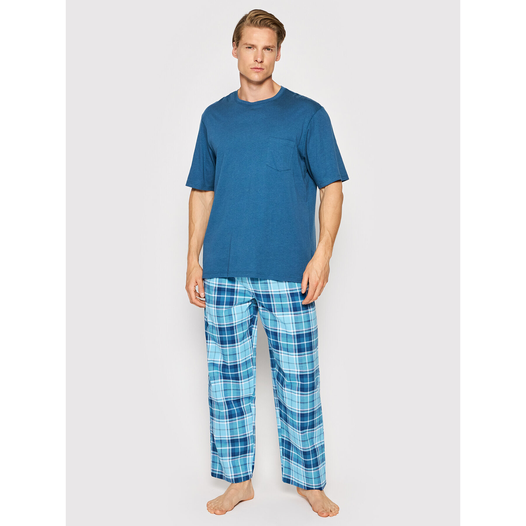 Cyberjammies Pantaloni pijama George 6705 Albastru Regular Fit - Pled.ro