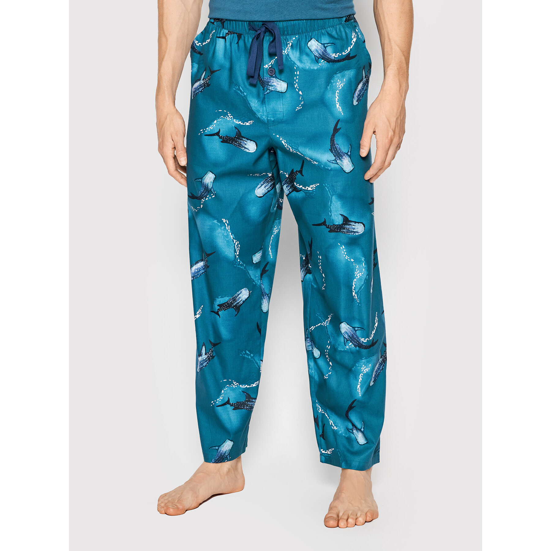 Cyberjammies Pantaloni pijama George 6707 Albastru Regular Fit - Pled.ro