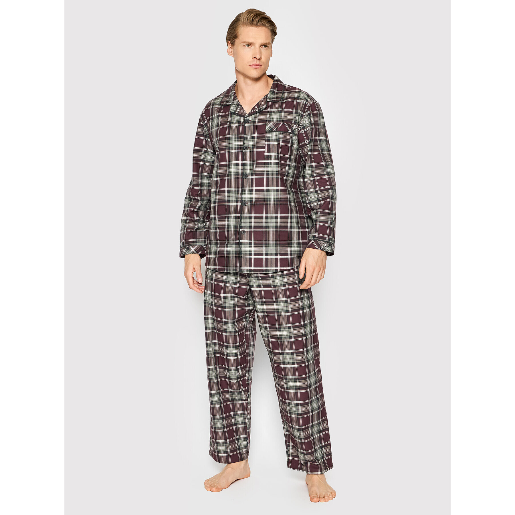 Cyberjammies Pantaloni pijama Jack 6676 Vișiniu Regular Fit - Pled.ro