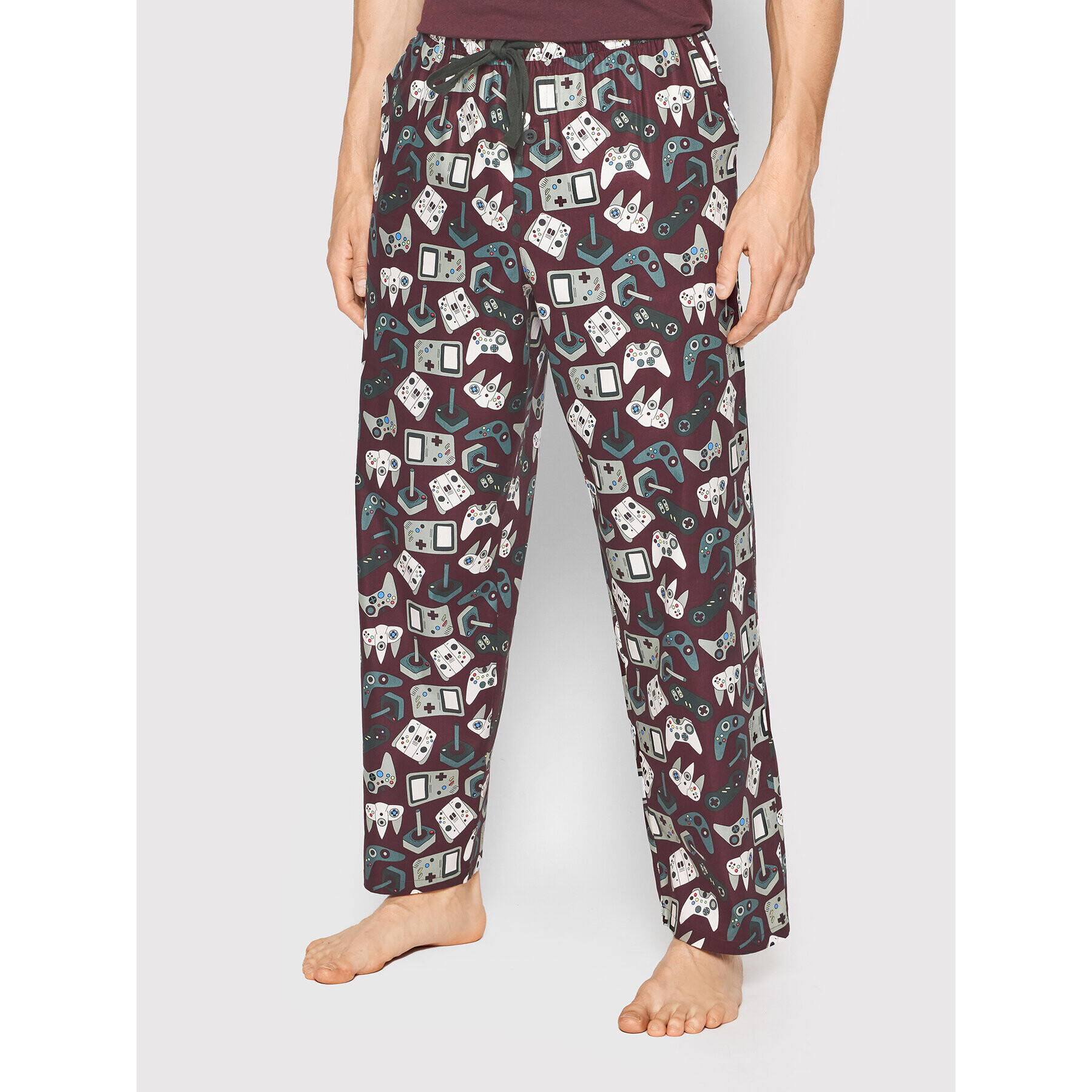 Cyberjammies Pantaloni pijama Jack 6678 Vișiniu Regular Fit - Pled.ro