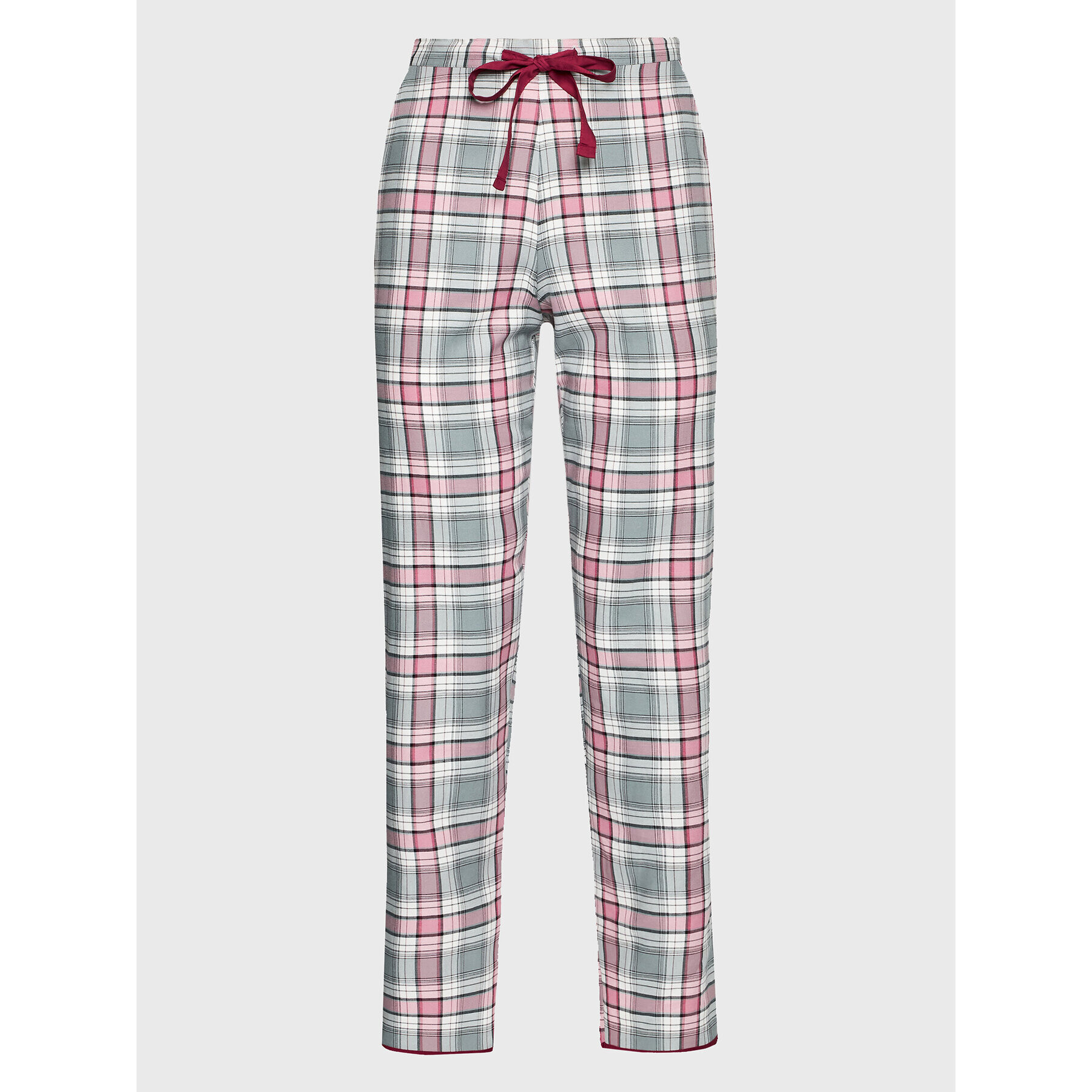 Cyberjammies Pantaloni pijama Jessica Brushed Check 9420 Gri Regular Fit - Pled.ro