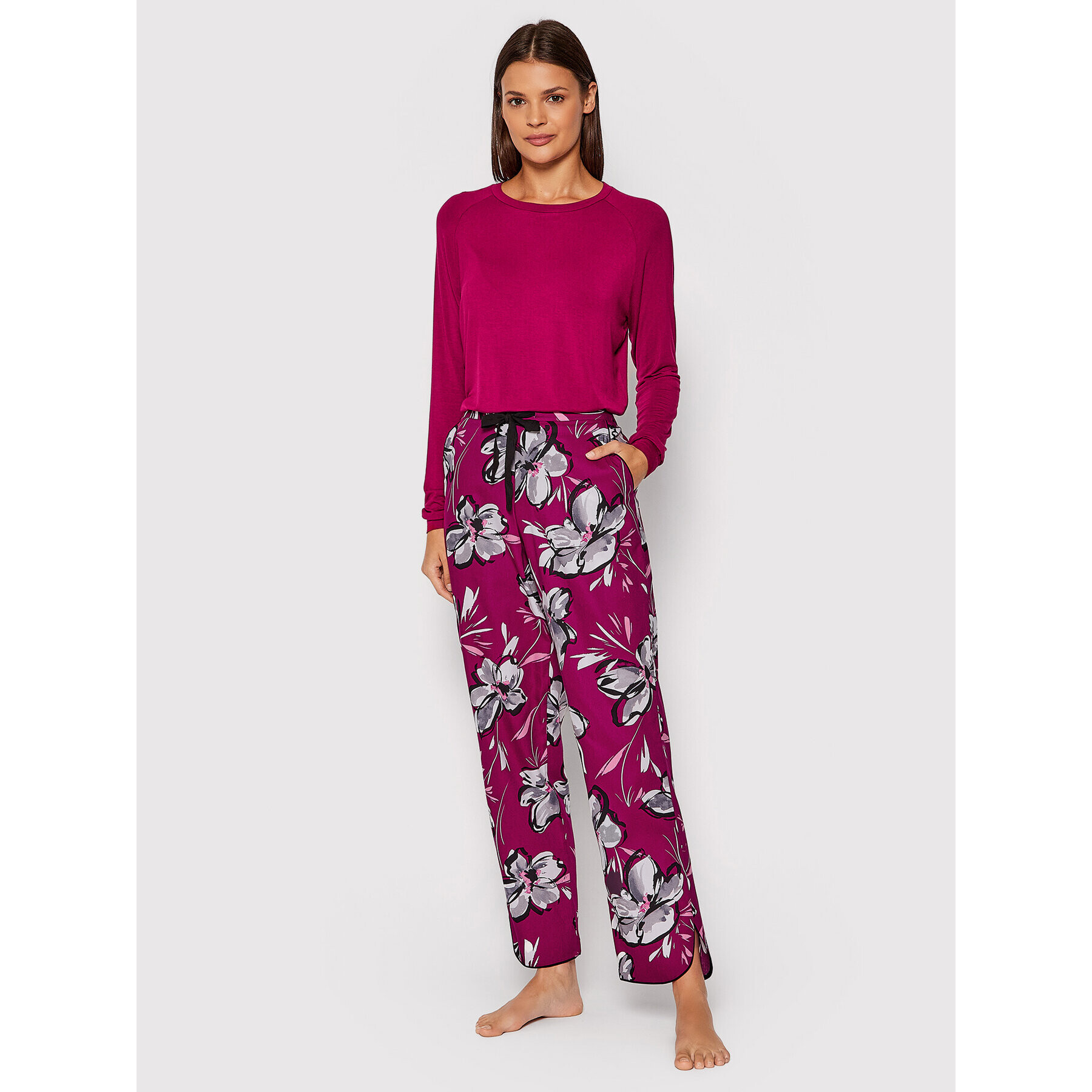 Cyberjammies Pantaloni pijama Natasha CY4941 Violet Regular Fit - Pled.ro