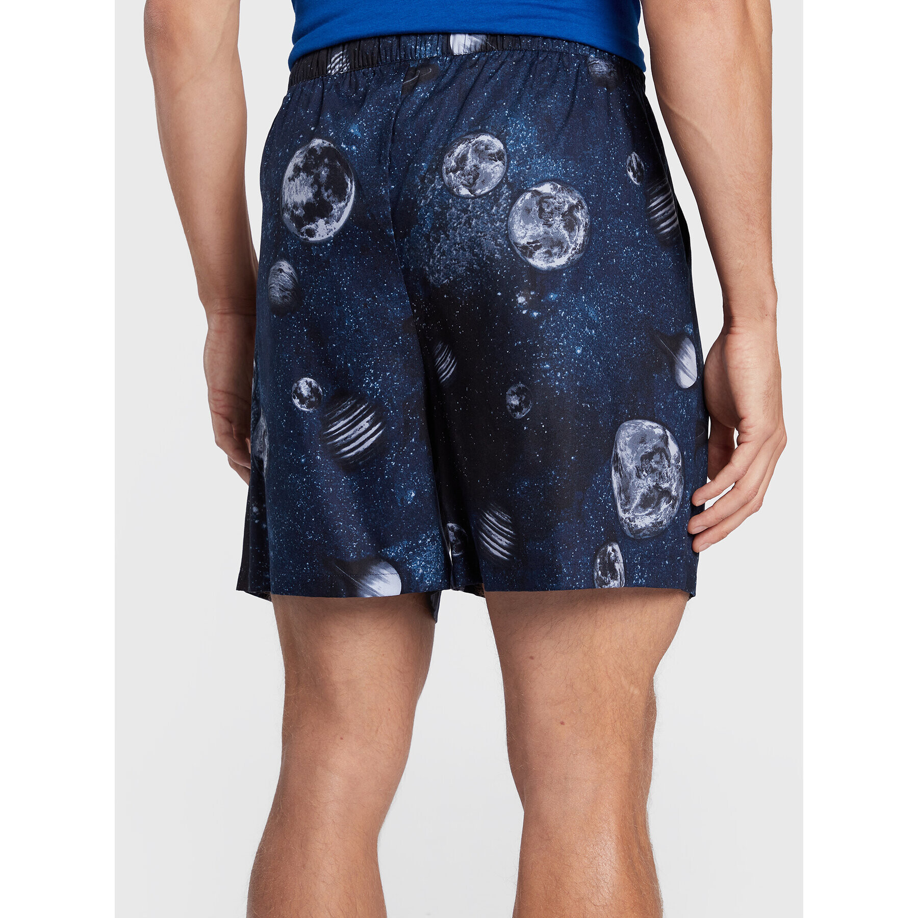 Cyberjammies Pantaloni scurți pijama Apollo Moon Print 6736 Bleumarin Regular Fit - Pled.ro