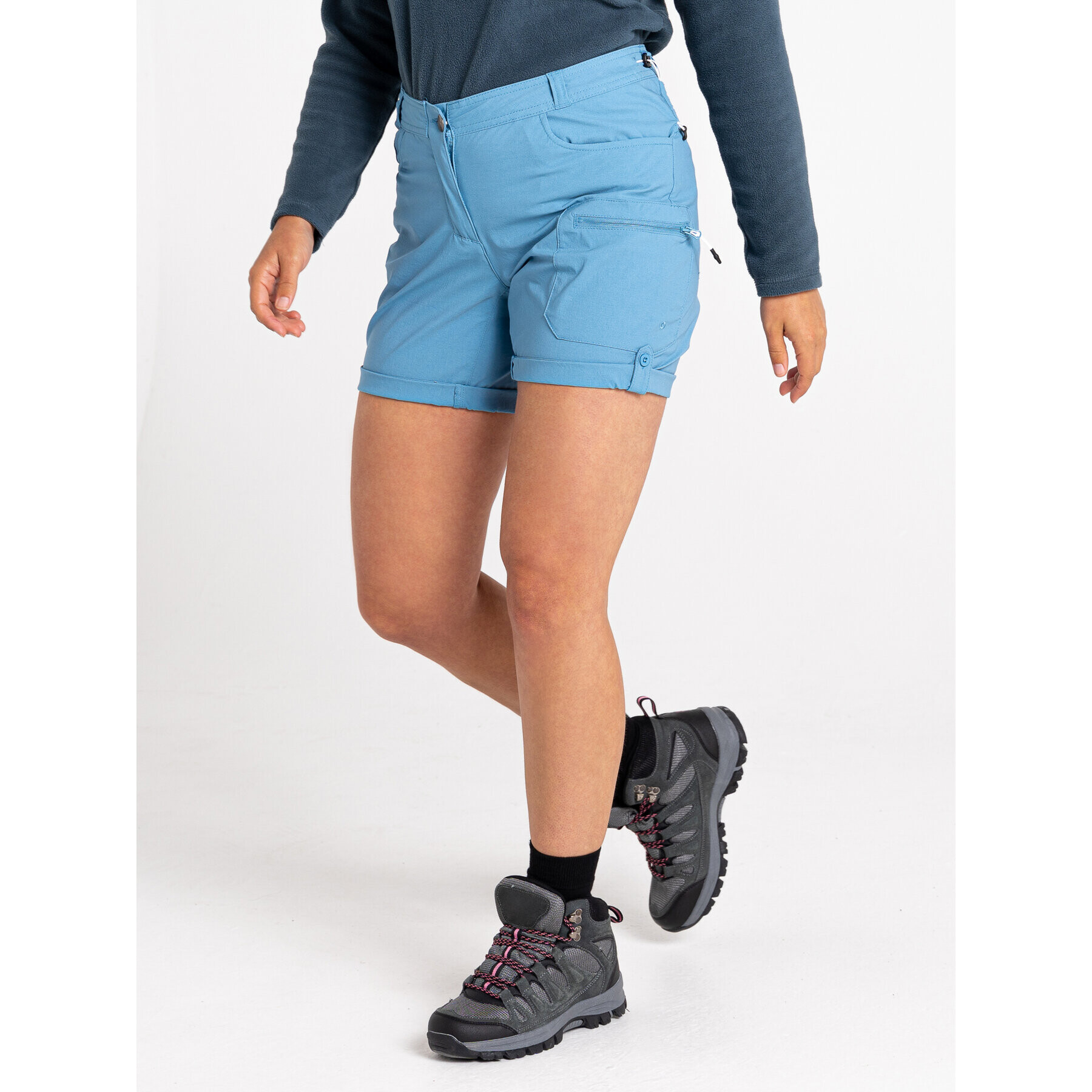 Dare2B Pantaloni scurți sport Melodic II DWJ412 Albastru Regular Fit - Pled.ro