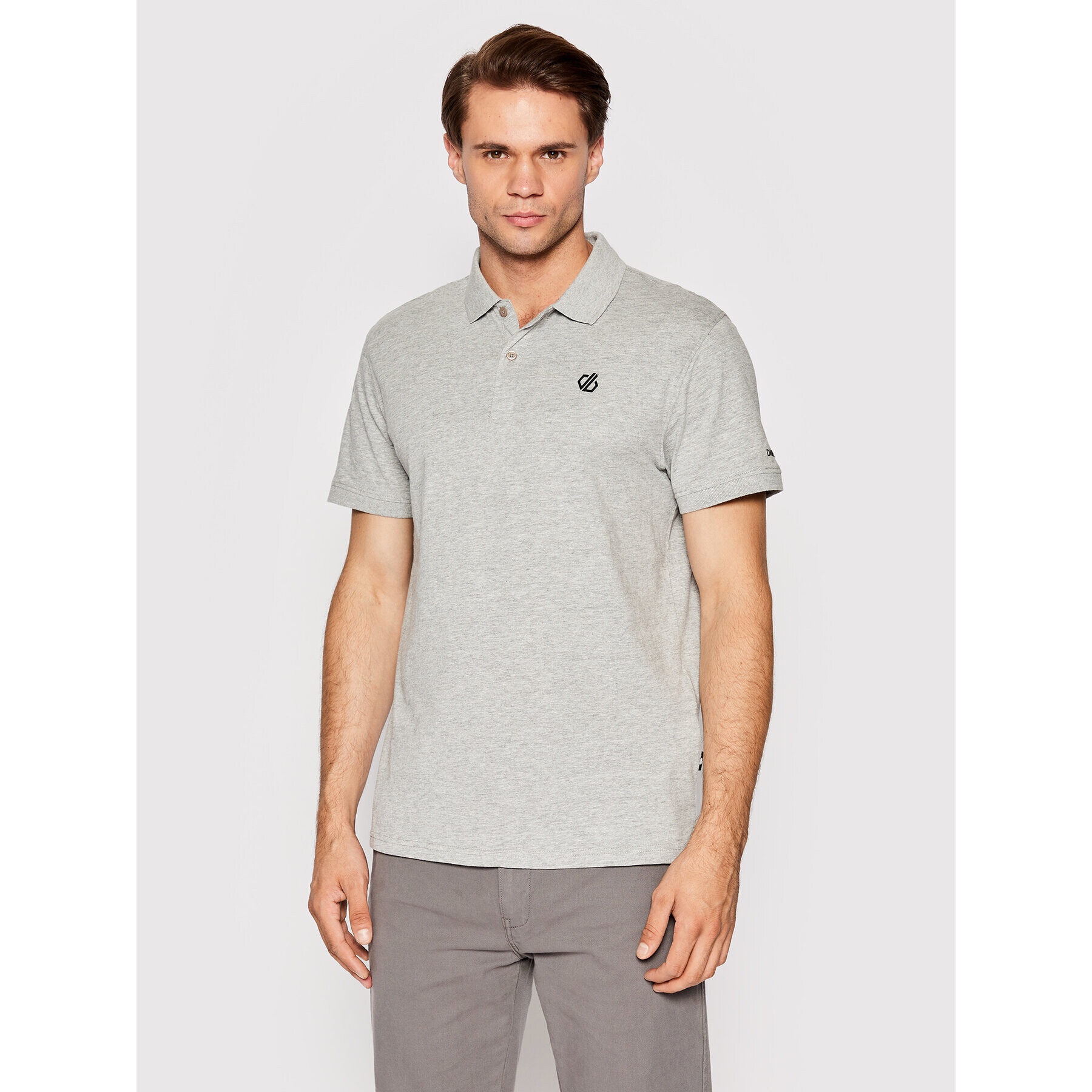 Dare2B Tricou polo Decisive DMT600 Gri Regular Fit - Pled.ro