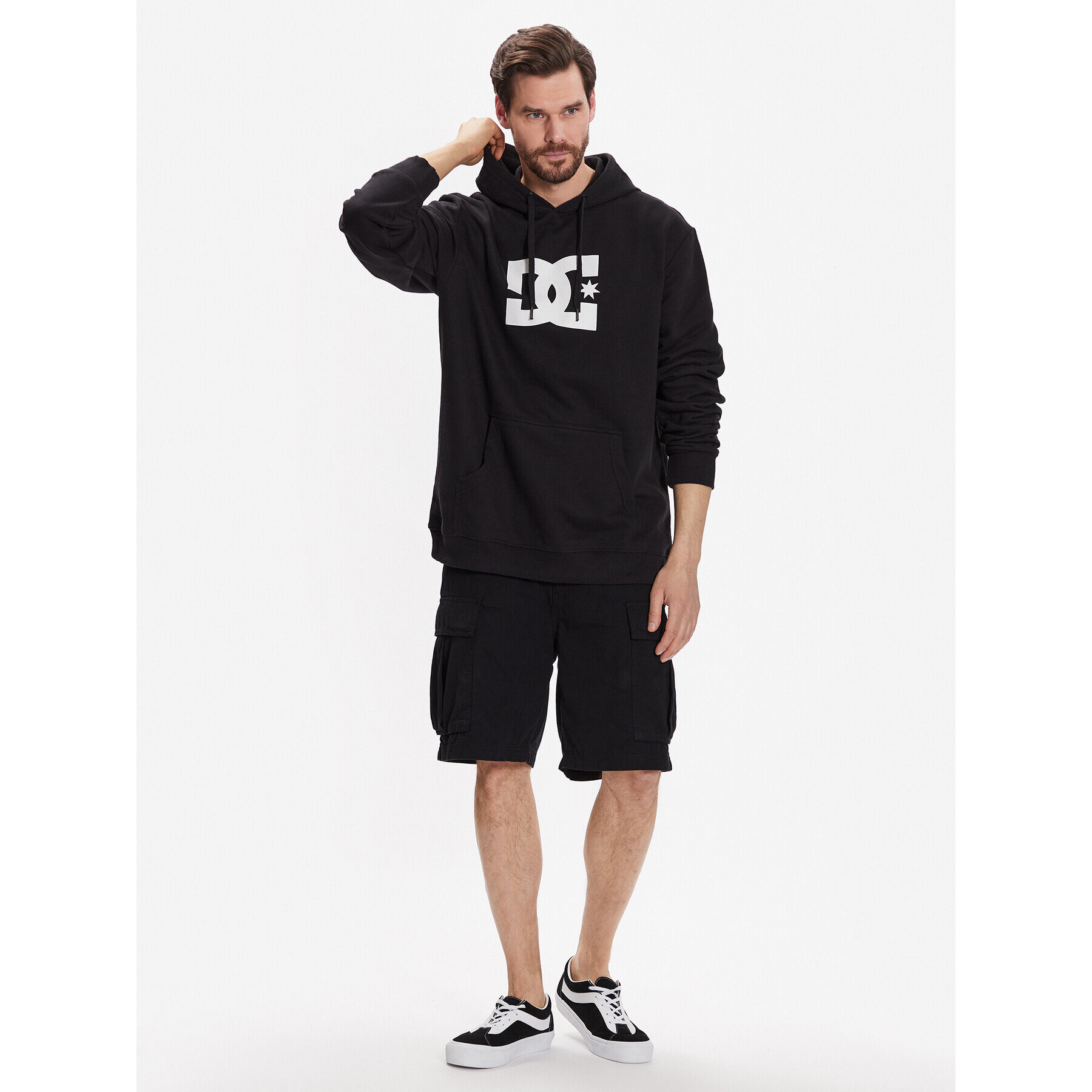 DC Bluză ADYSF03099 Negru Relaxed Fit - Pled.ro