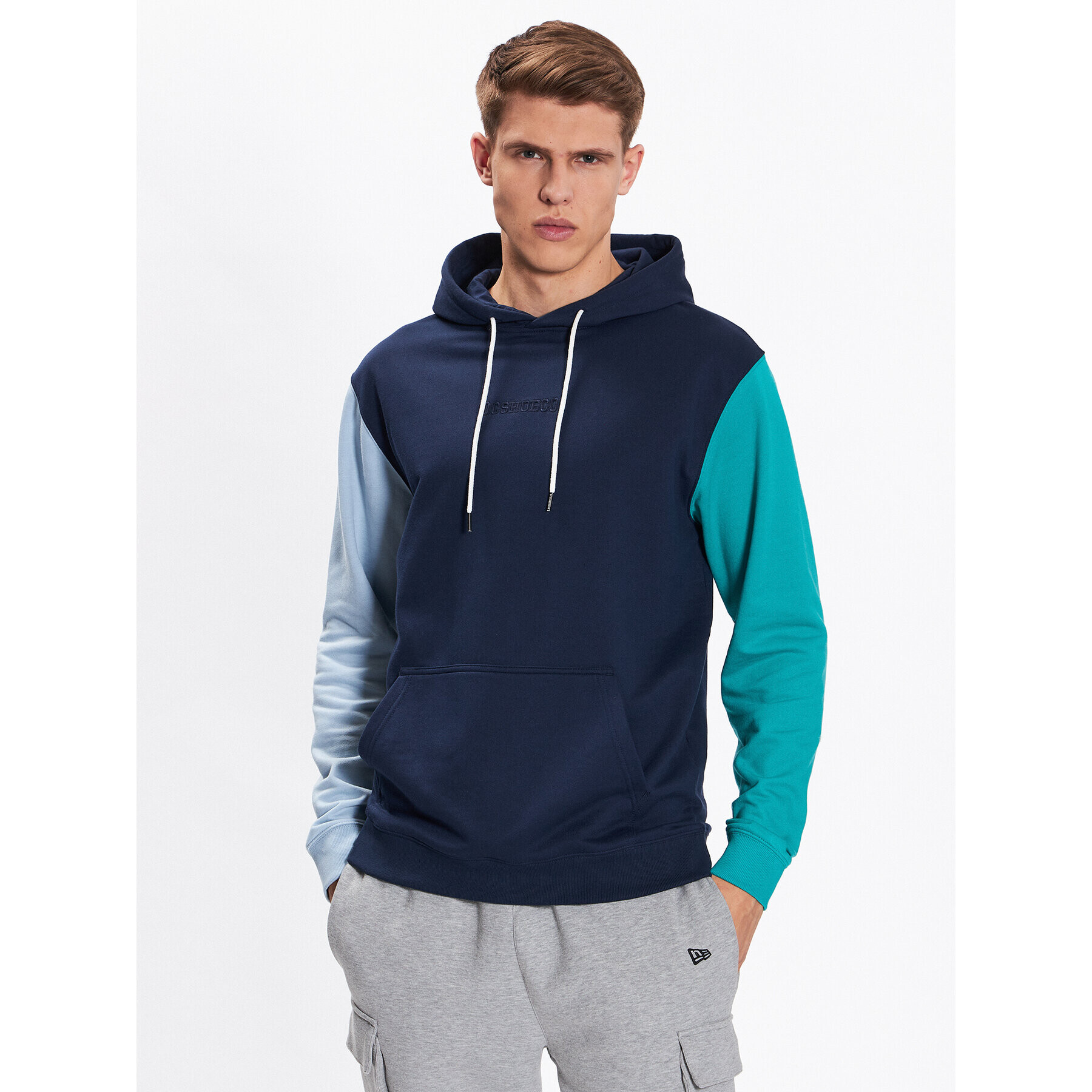 DC Bluză Riot 2 ADYFT03329 Bleumarin Regular Fit - Pled.ro