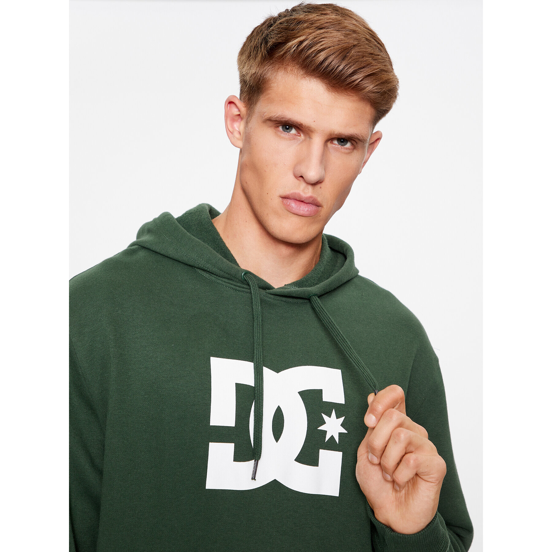 DC Bluză Star Otlr ADYSF03099 Verde Regular Fit - Pled.ro