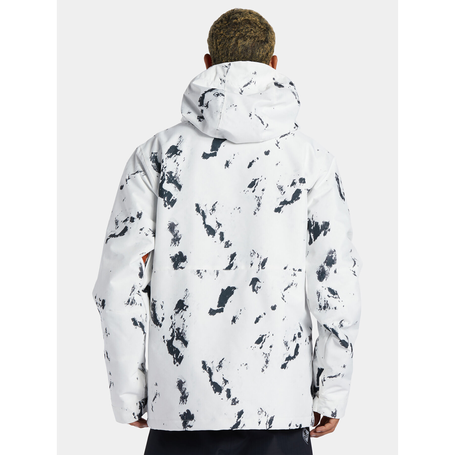 DC Geacă pentru snowboard Basis Print Snjt ADYTJ03064 Alb Regular Fit - Pled.ro