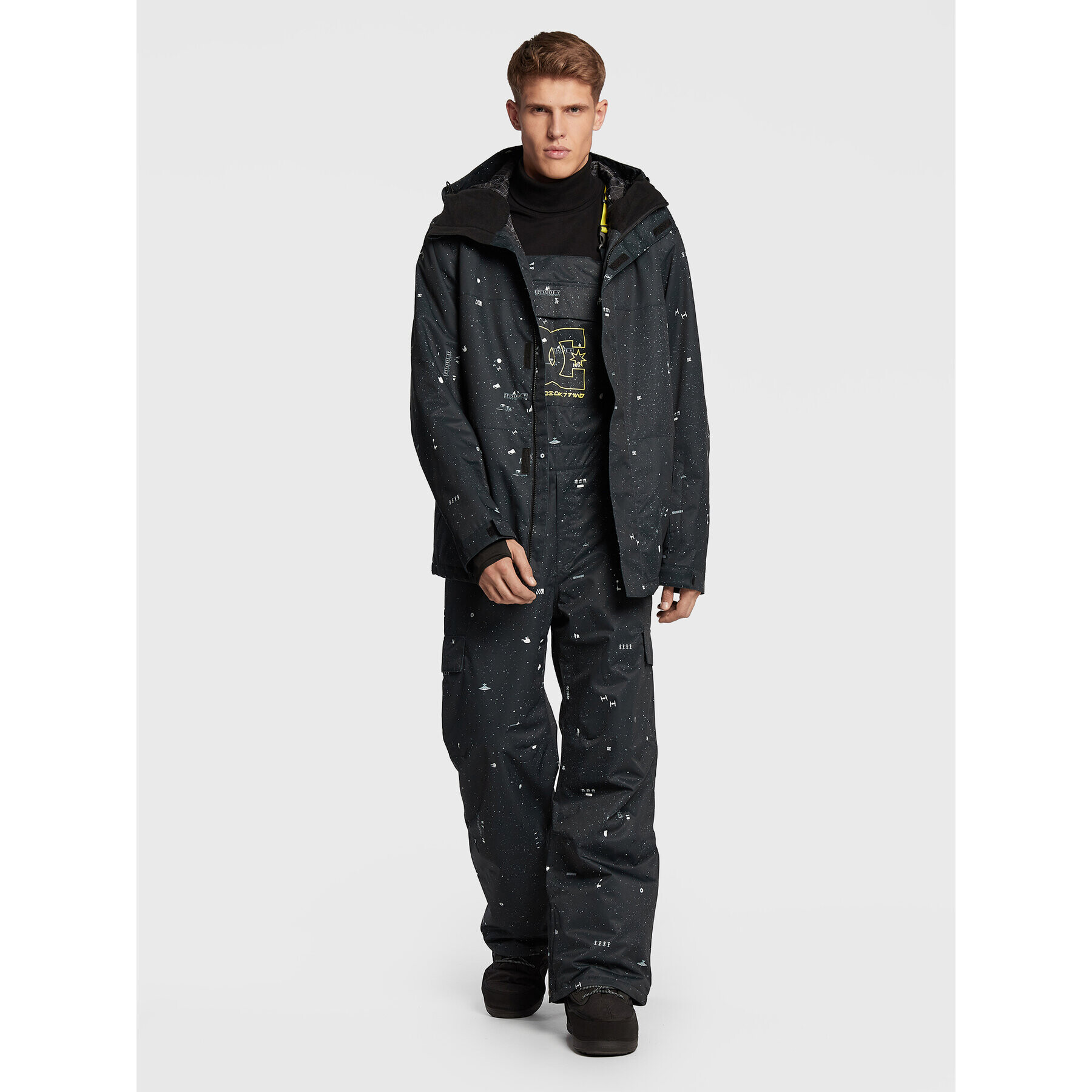 DC Geacă pentru snowboard STAR WARS Defy ADYTJ03053 Negru Relaxed Fit - Pled.ro