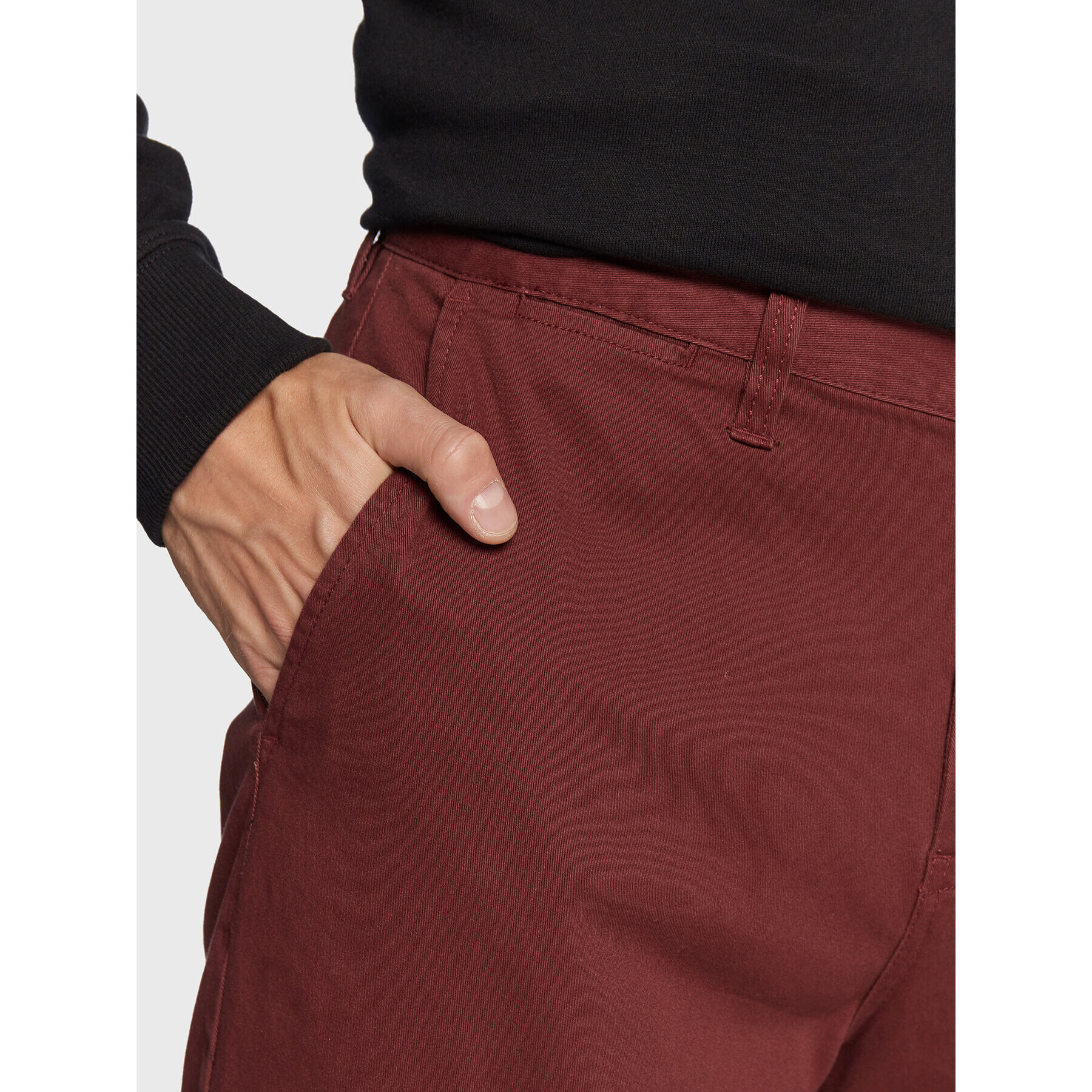 DC Pantaloni din material Worker ADYNP03076 Vișiniu Relaxed Fit - Pled.ro