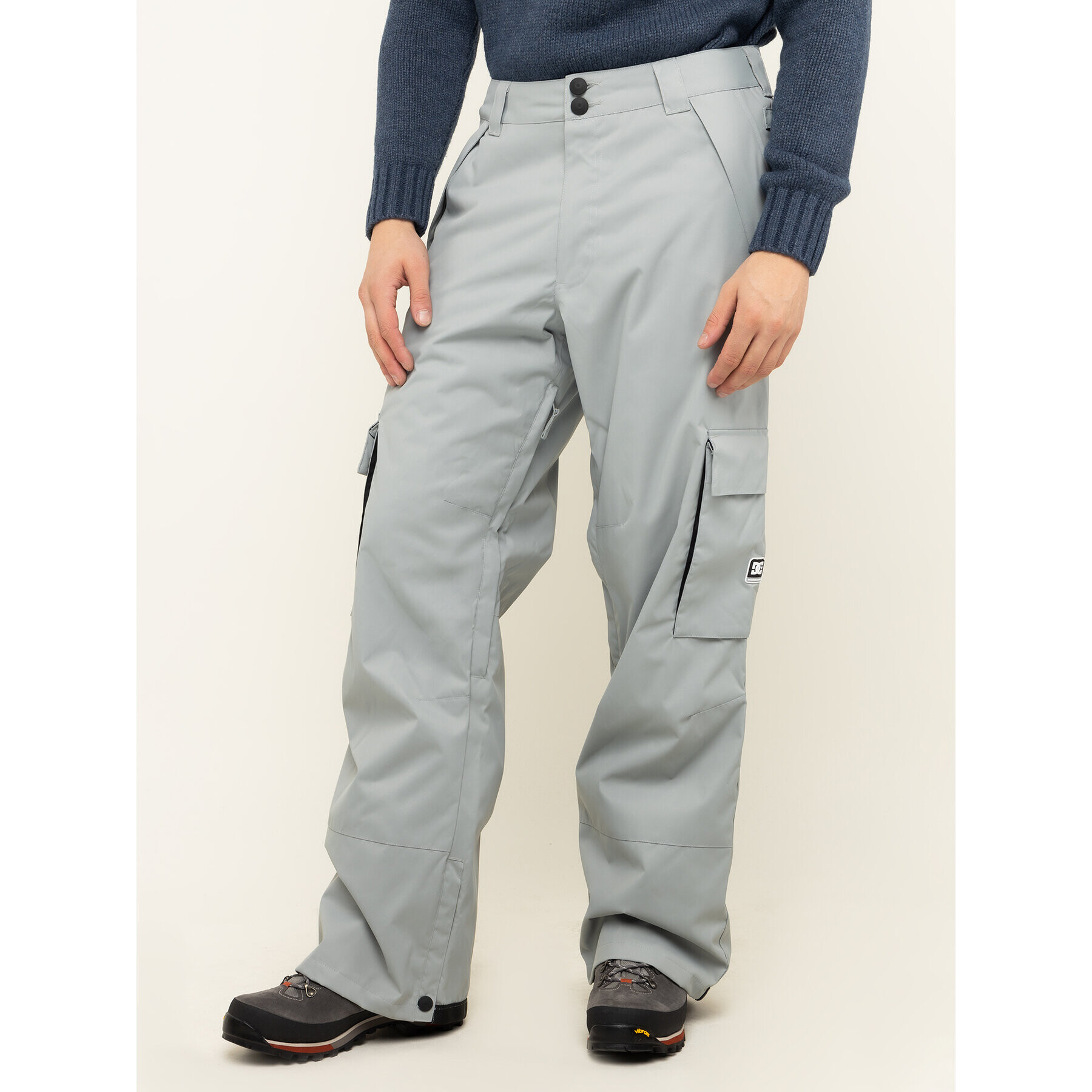 DC Pantaloni pentru snowboard Banshee EDYTP03047 Gri Regular Fit - Pled.ro