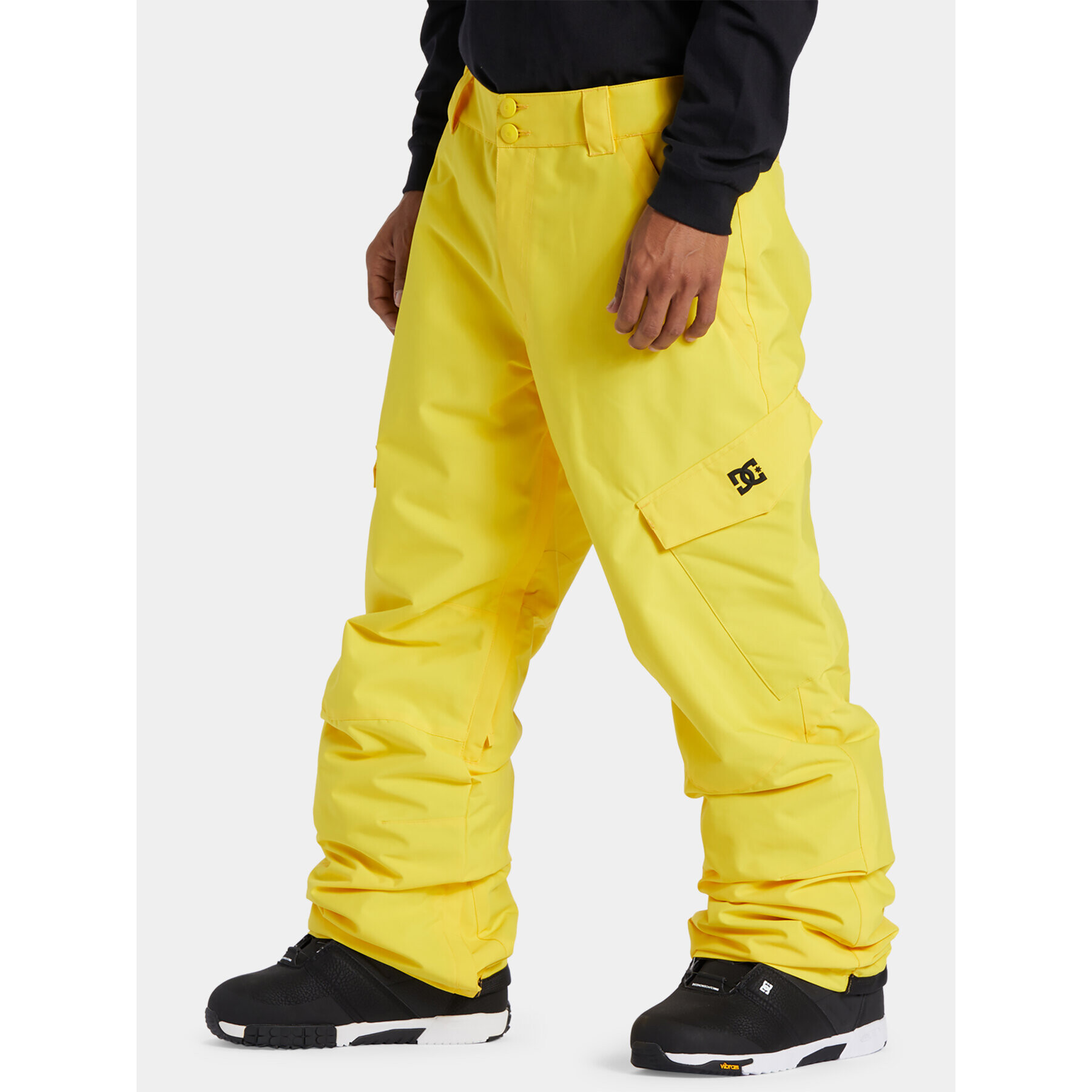 DC Pantaloni pentru snowboard Banshee Snpt ADYTP03042 Galben Regular Fit - Pled.ro