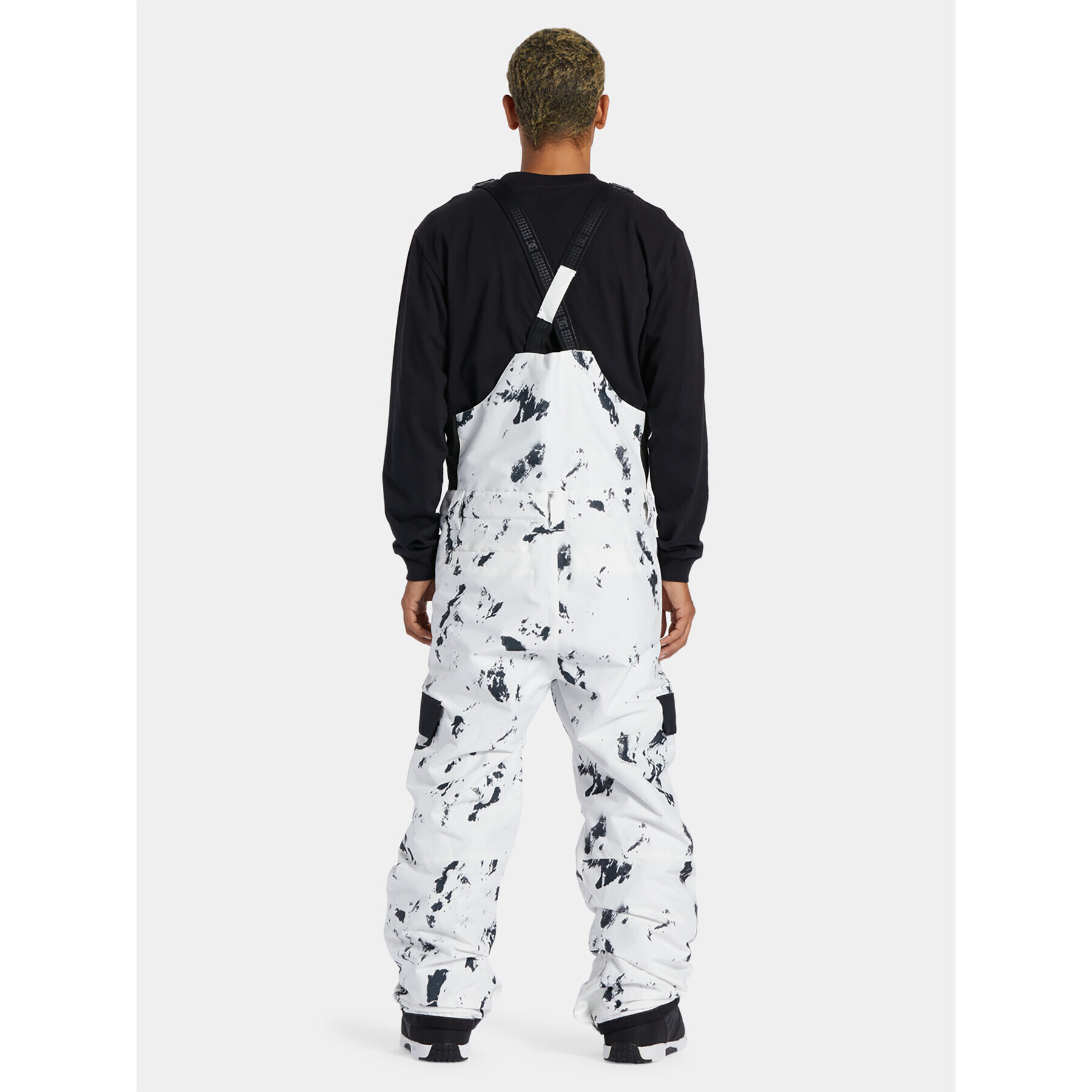 DC Pantaloni pentru snowboard Docile Snpt ADYTP03038 Alb Regular Fit - Pled.ro