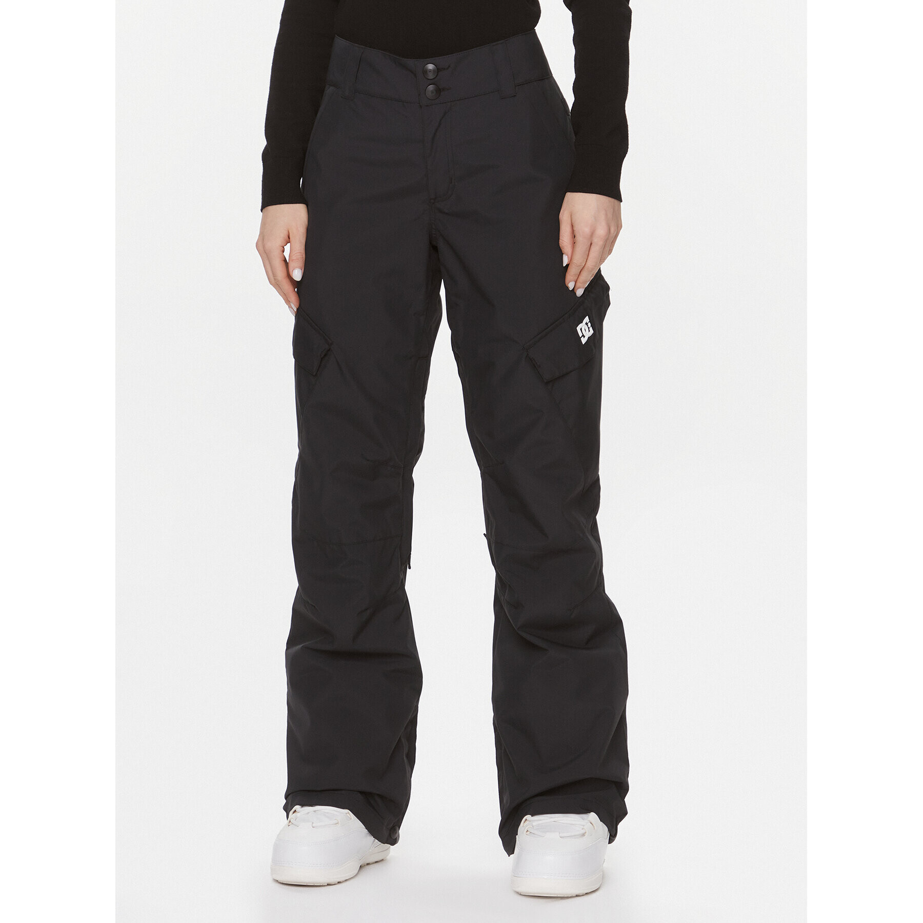 DC Pantaloni pentru snowboard Nonchalant Snpt ADJTP03023 Negru Regular Fit - Pled.ro