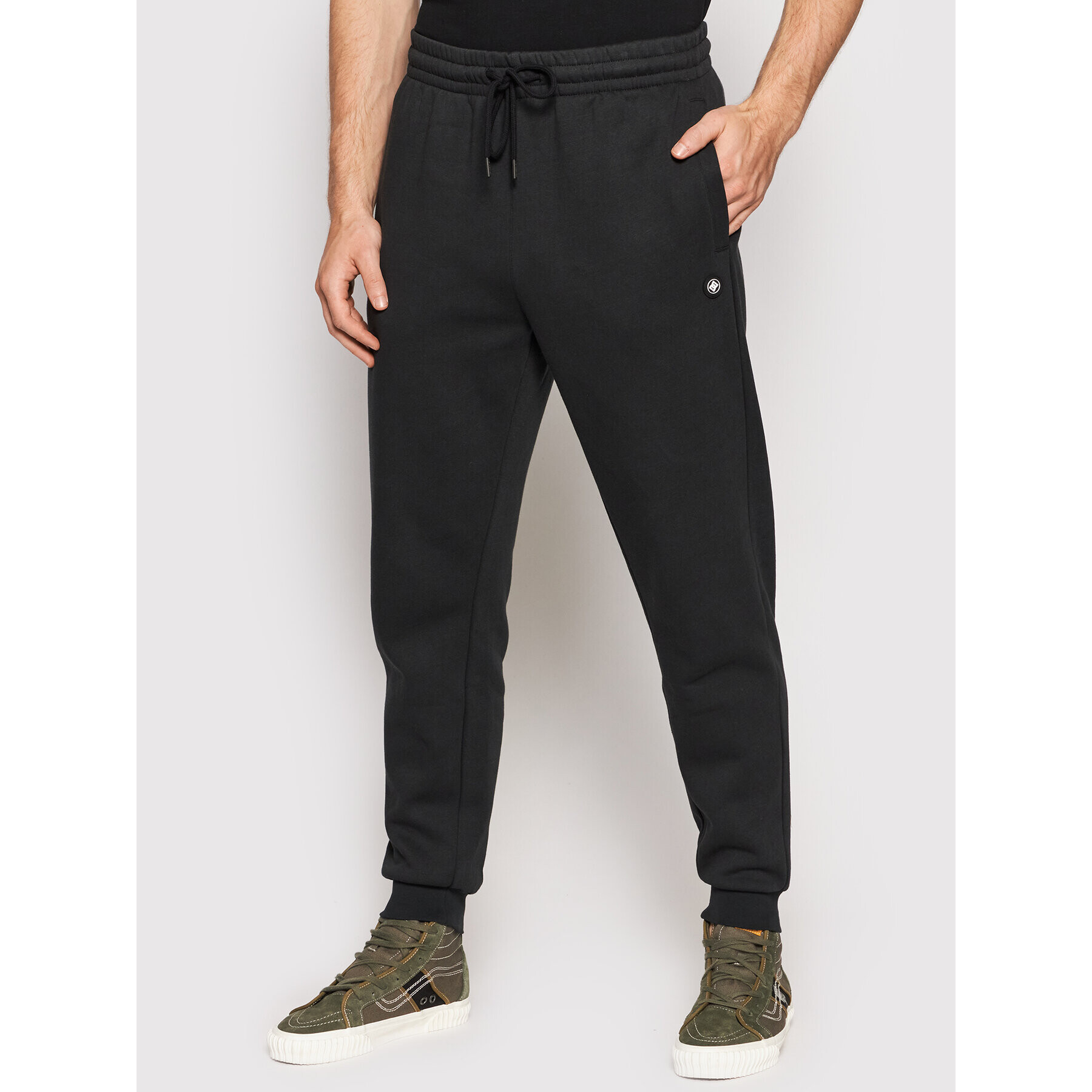 DC Pantaloni trening Riot ADYFB03055 Negru Regular Fit - Pled.ro