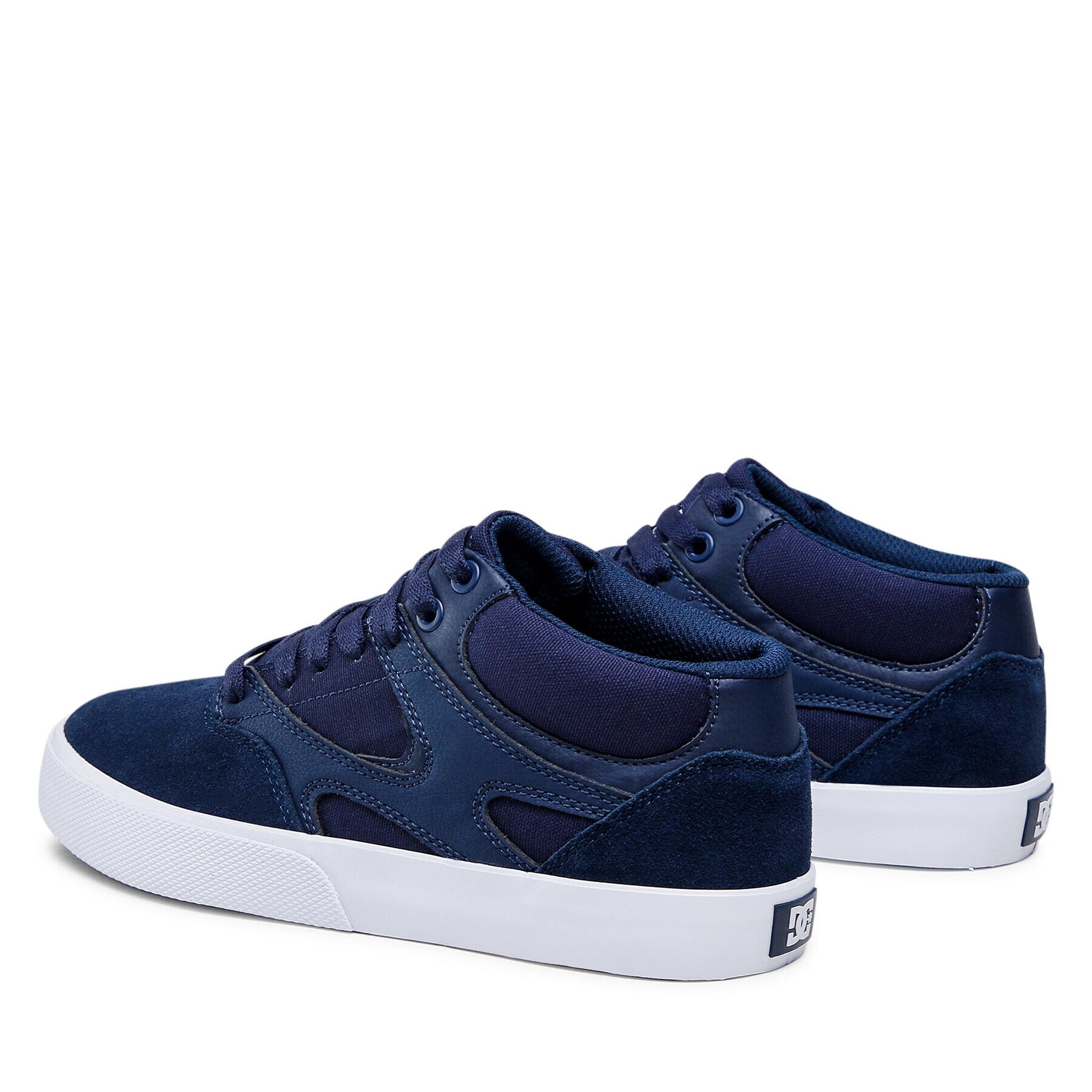 DC Sneakers Kalis Vulc Mid ADYS300622 Bleumarin - Pled.ro