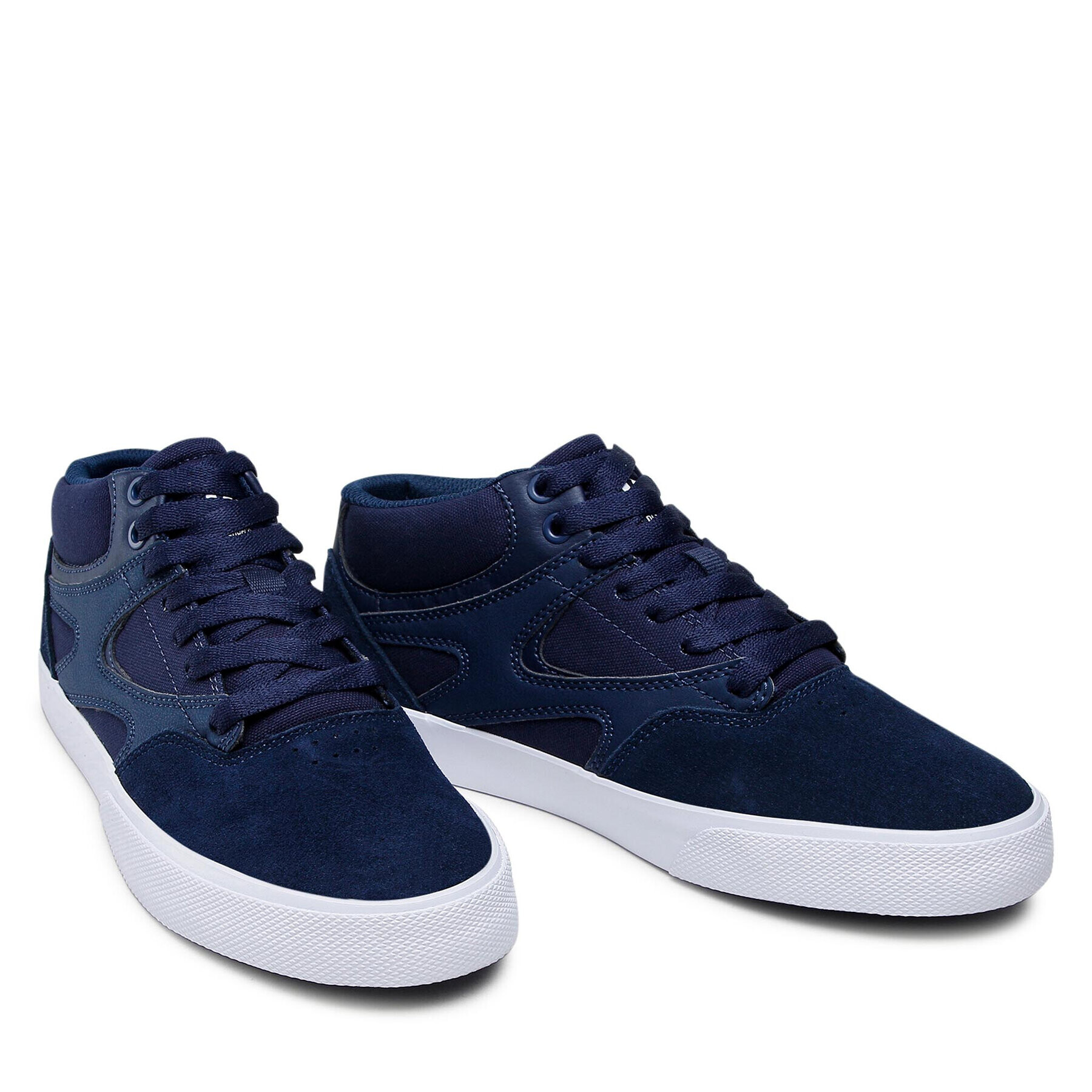 DC Sneakers Kalis Vulc Mid ADYS300622 Bleumarin - Pled.ro