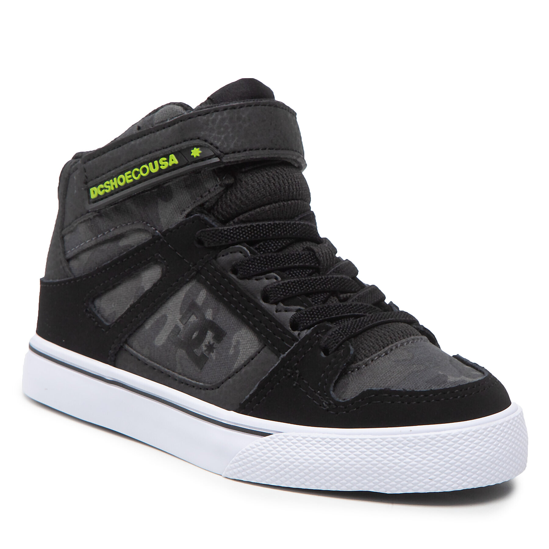 DC Sneakers Pure High-Top Ev ADBS300324 Negru - Pled.ro