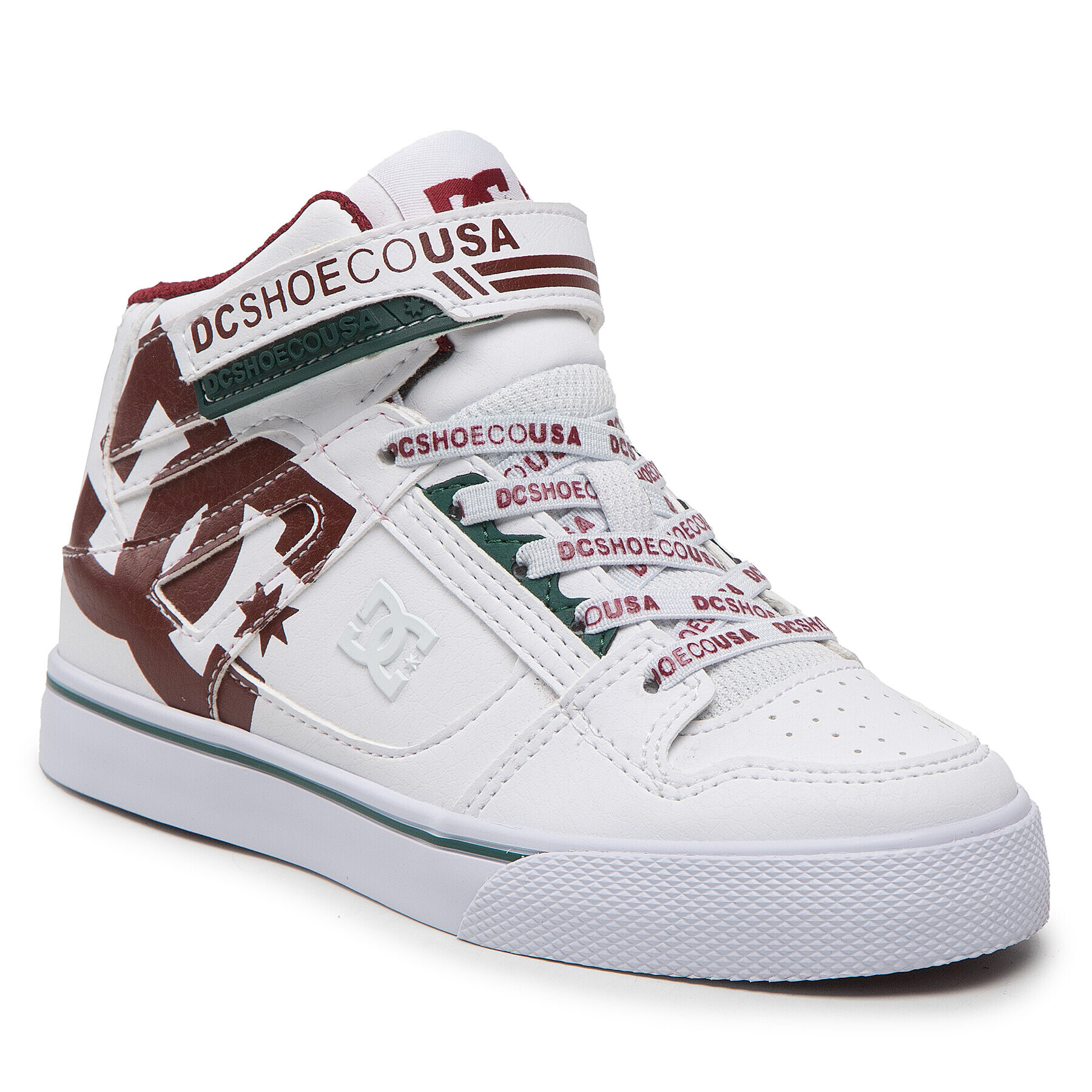 DC Sneakers Pure High-Top Se Ev Sn ADBS300329 Alb - Pled.ro