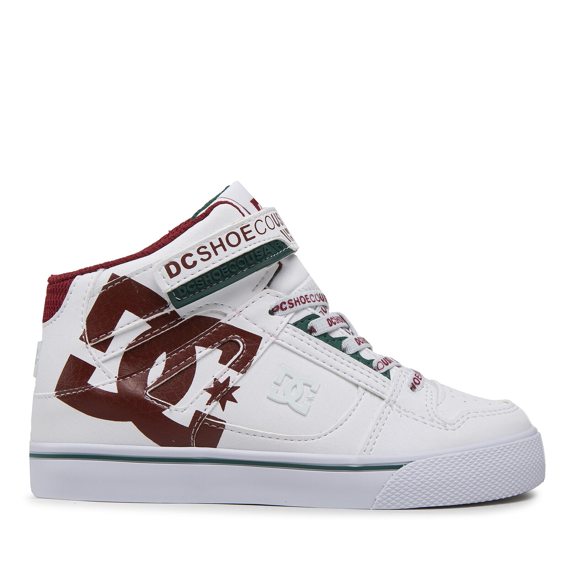 DC Sneakers Pure High-Top Se Ev Sn ADBS300329 Alb - Pled.ro