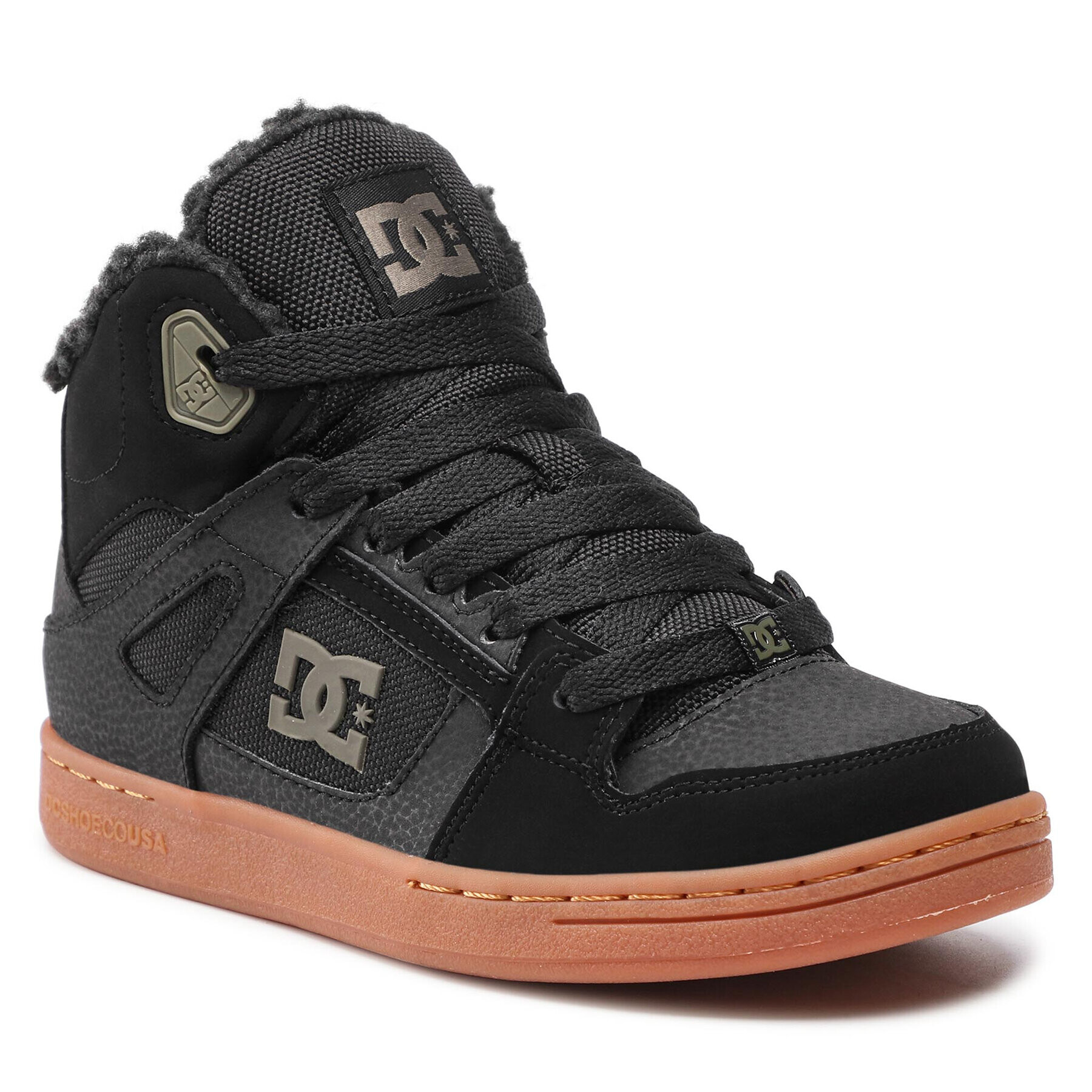 DC Sneakers Pure High-Top Wnt ADBS100245 Negru - Pled.ro